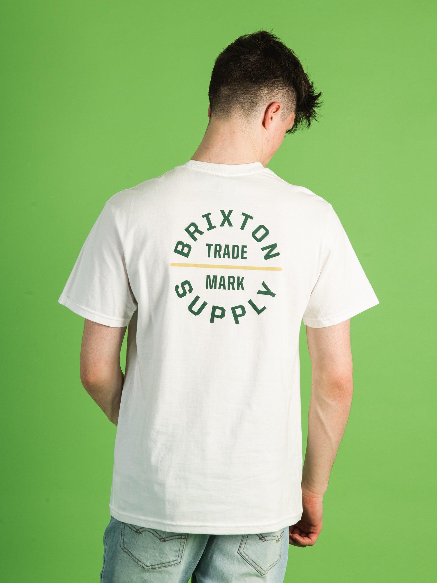 Brixton Oath V Neck T-Shirt for Men & Women - Soft Cotton Casual Tee - Perfect for Everyday Wear, Street Style & Clearance Sale