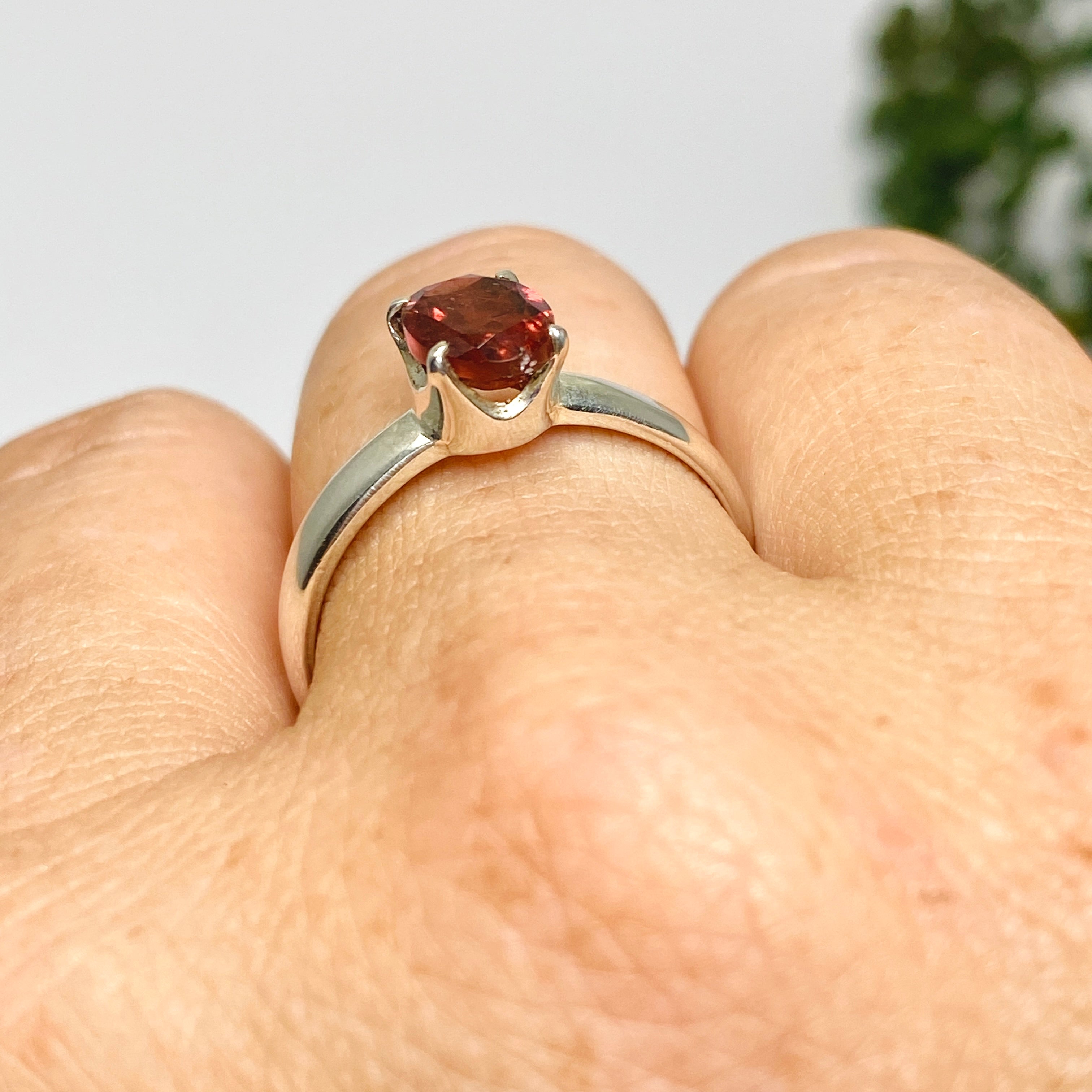 Pink Tourmaline Oval Faceted Ring Size 9.5 - Genuine Gemstone Jewelry for Women - Perfect for Weddings, Anniversaries & Special Occasions