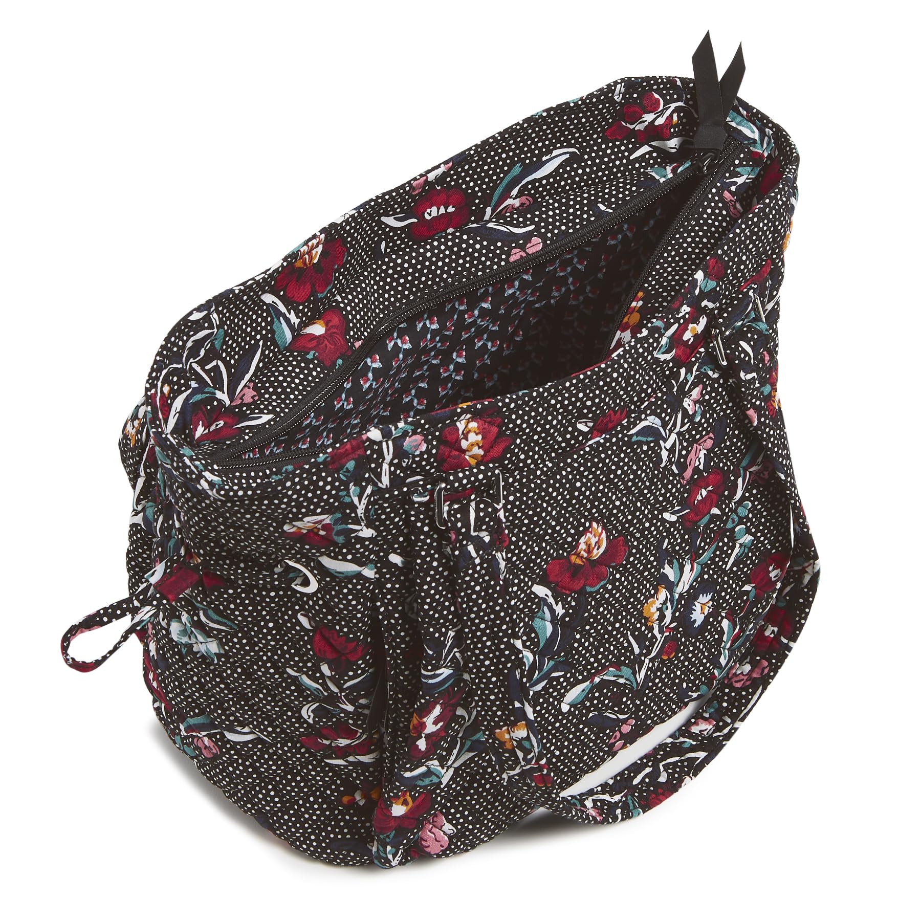 Vera Bradley Women's Cotton Glenna Satchel Handbag - Stylish Crossbody Purse for Work, Travel & Everyday Use