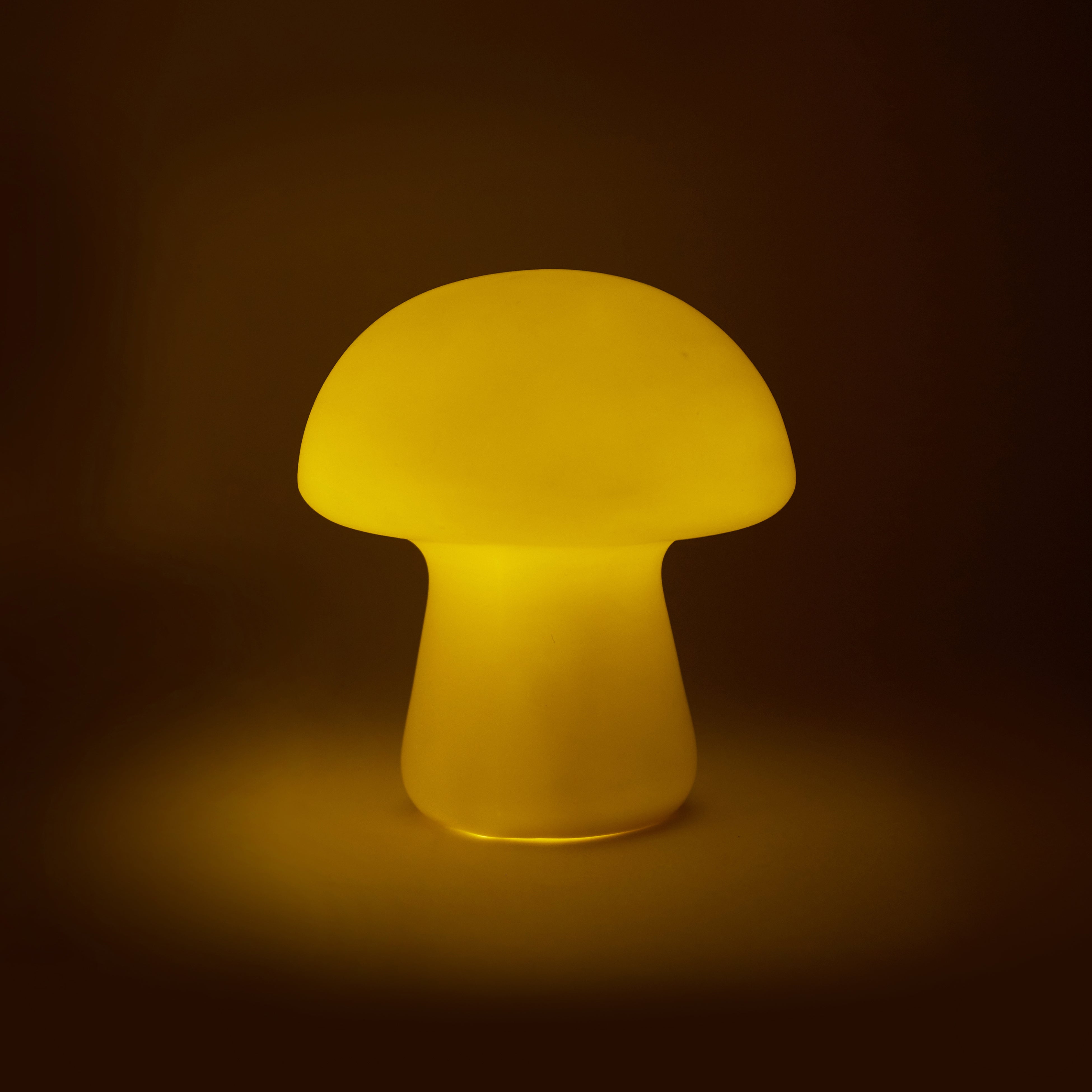 Mushroom Lamp - Medium Size LED Night Light for Bedroom, Nursery, Kids Room - Warm White Dimmable Ambient Lighting for Relaxation & Sleep