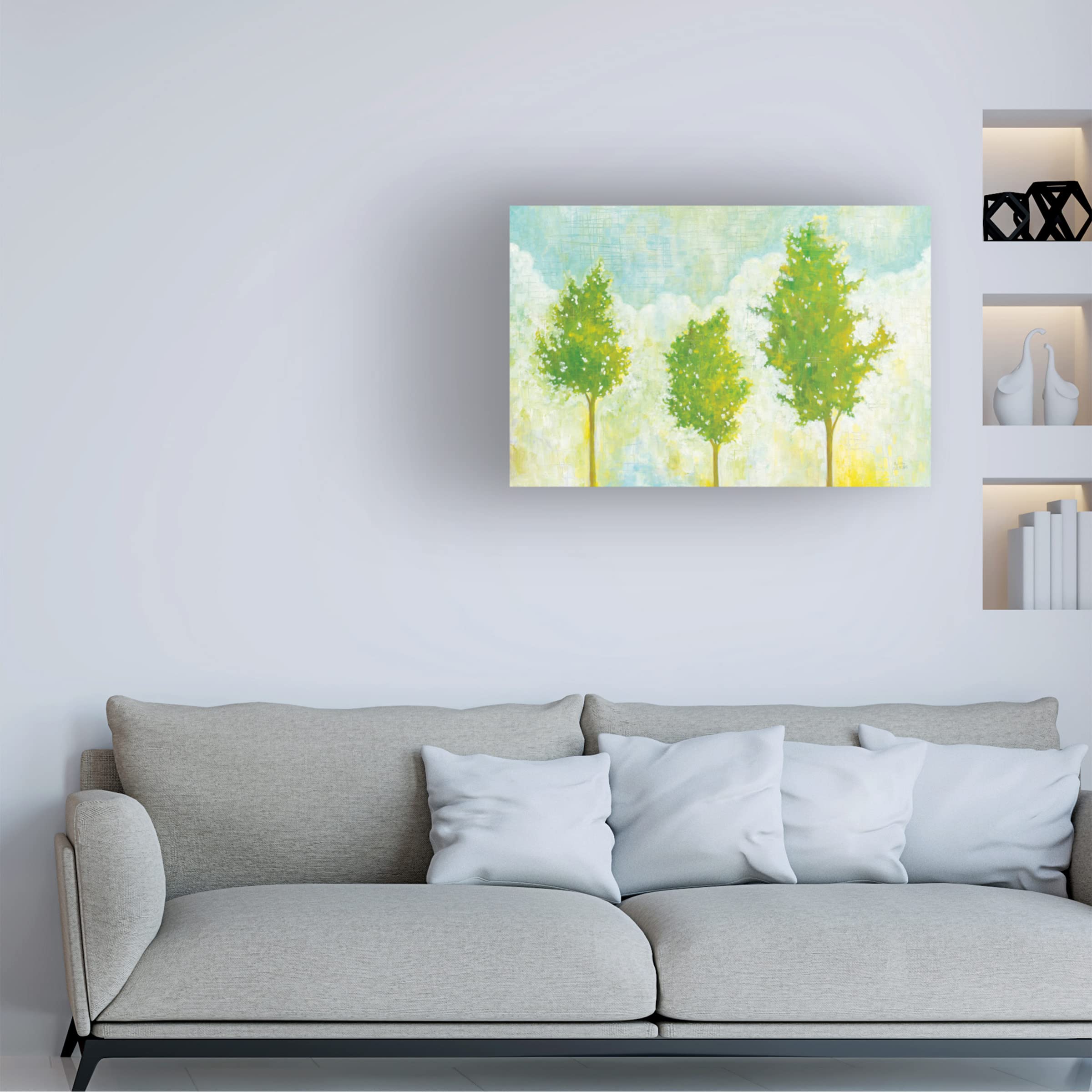 Trademark Fine Art 'Golden Hour I' Canvas Wall Art by Melissa Averinos - Stunning Landscape Painting for Living Room, Bedroom & Office Decor