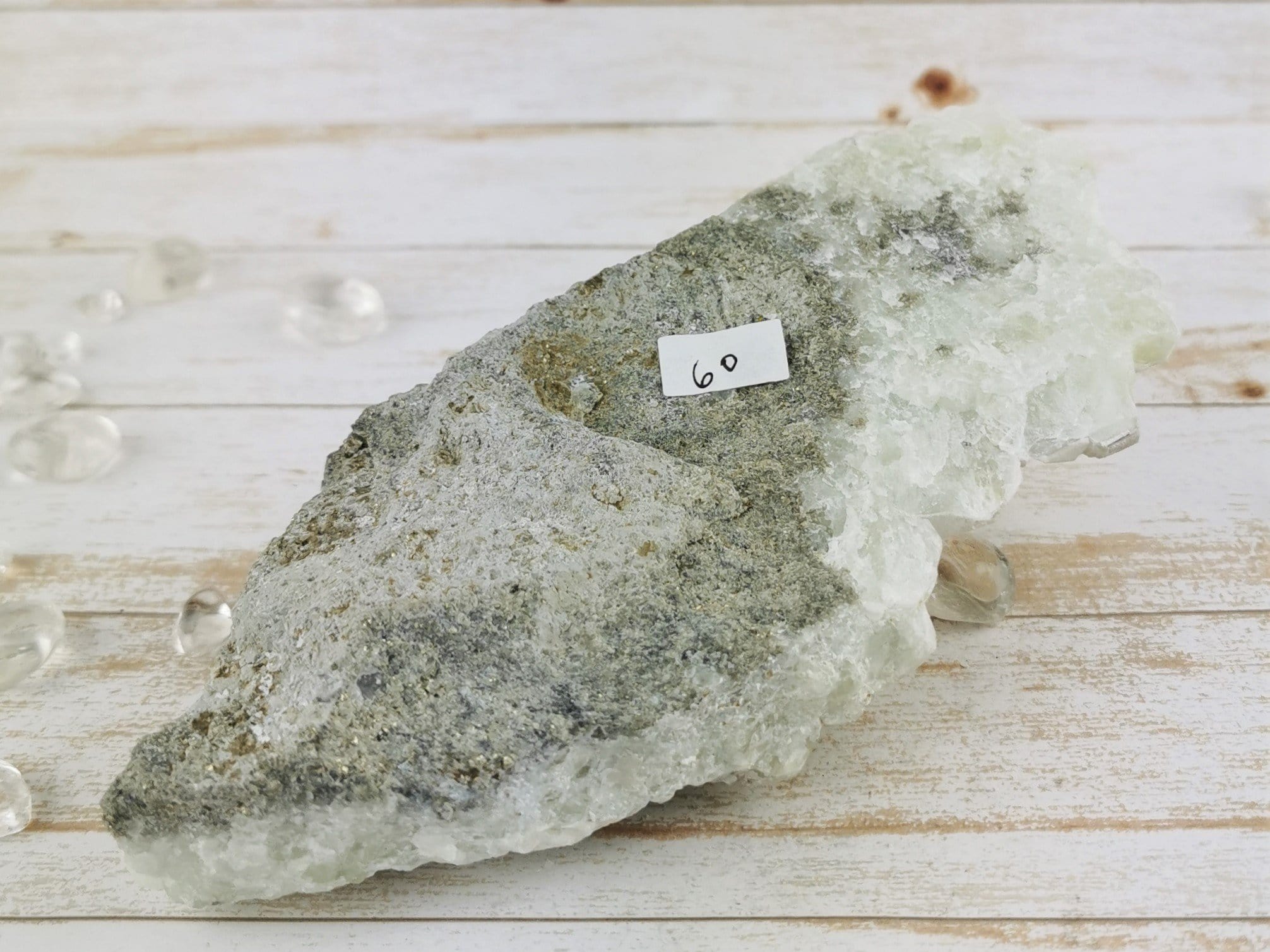 Natural Datolite Crystal Specimen - Rare Mineral Collection for Healing, Meditation & Home Decor | Perfect for Gemstone Enthusiasts & Spiritual Practices