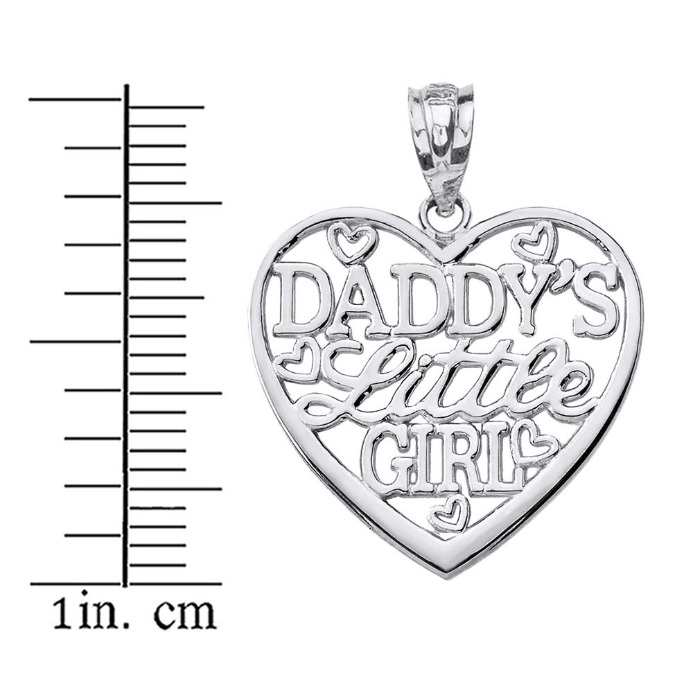 Heart-Shaped 'Daddy's Little Girl' Necklace Pendant - Perfect Gift for Daughter, Birthday, Father's Day & Special Occasions