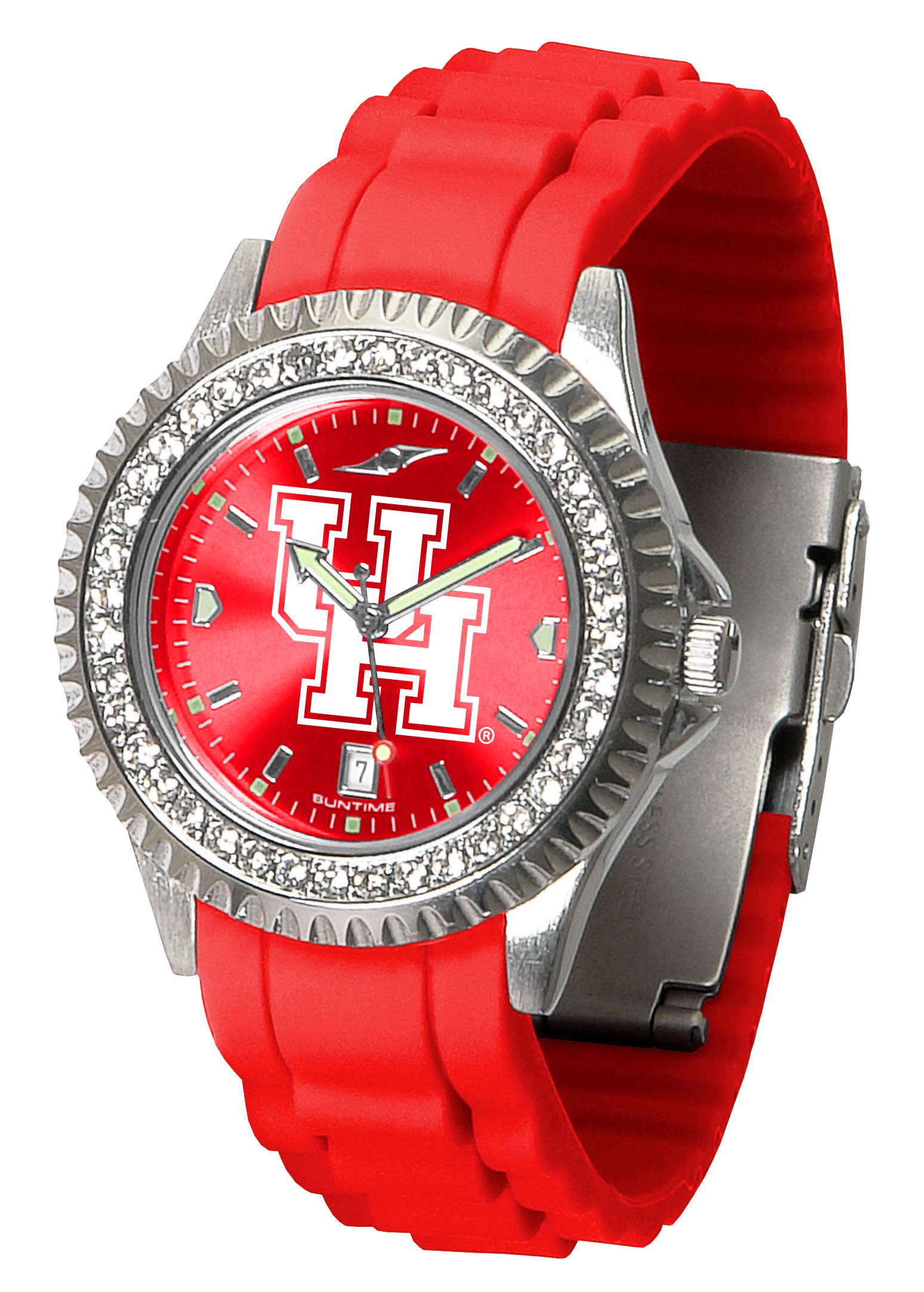 Houston Cougars Sparkle Watch - Stylish LED Digital Sports Watch for Men & Women - Perfect for Basketball Games, Workouts, and Everyday Fashion
