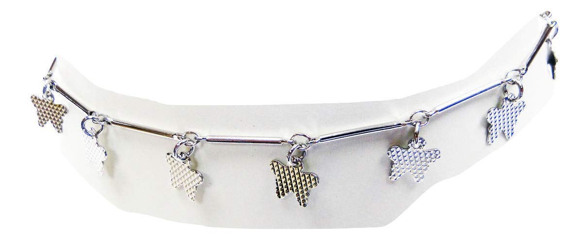 Tapp Collections™ Silver Tone Anklet Bracelet - Dainty Adjustable Ankle Chain for Women, Trendy Boho Beach Jewelry Gift | Perfect for Summer, Vacations & Festival Outfits