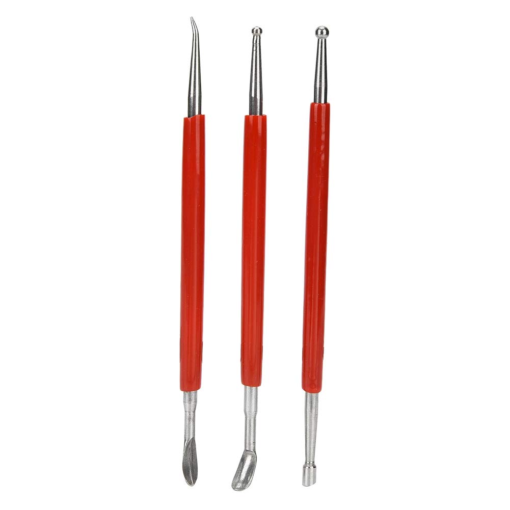 8-Piece Leather Carving Tool Kit - DIY Leather Craft Stylus, Embossing Spoon, Modeling & Point Drill Pen Set for Leatherworking, Perfect for Leather Carving, Stamping & Embossing Projects | Ideal for DIY Leather Crafts, Bookbinding & Leather Repair
