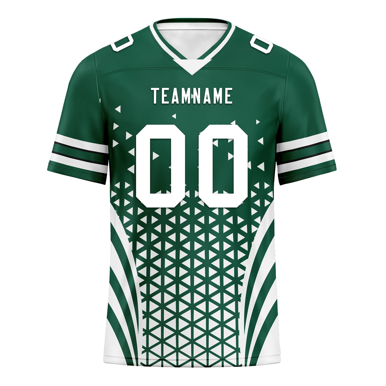 Custom Green & White New York Football Jersey with Matching Sports Shoes - Personalized Combo Set for Fans & Players | Game Day Outfit & Training Gear | D023031-28