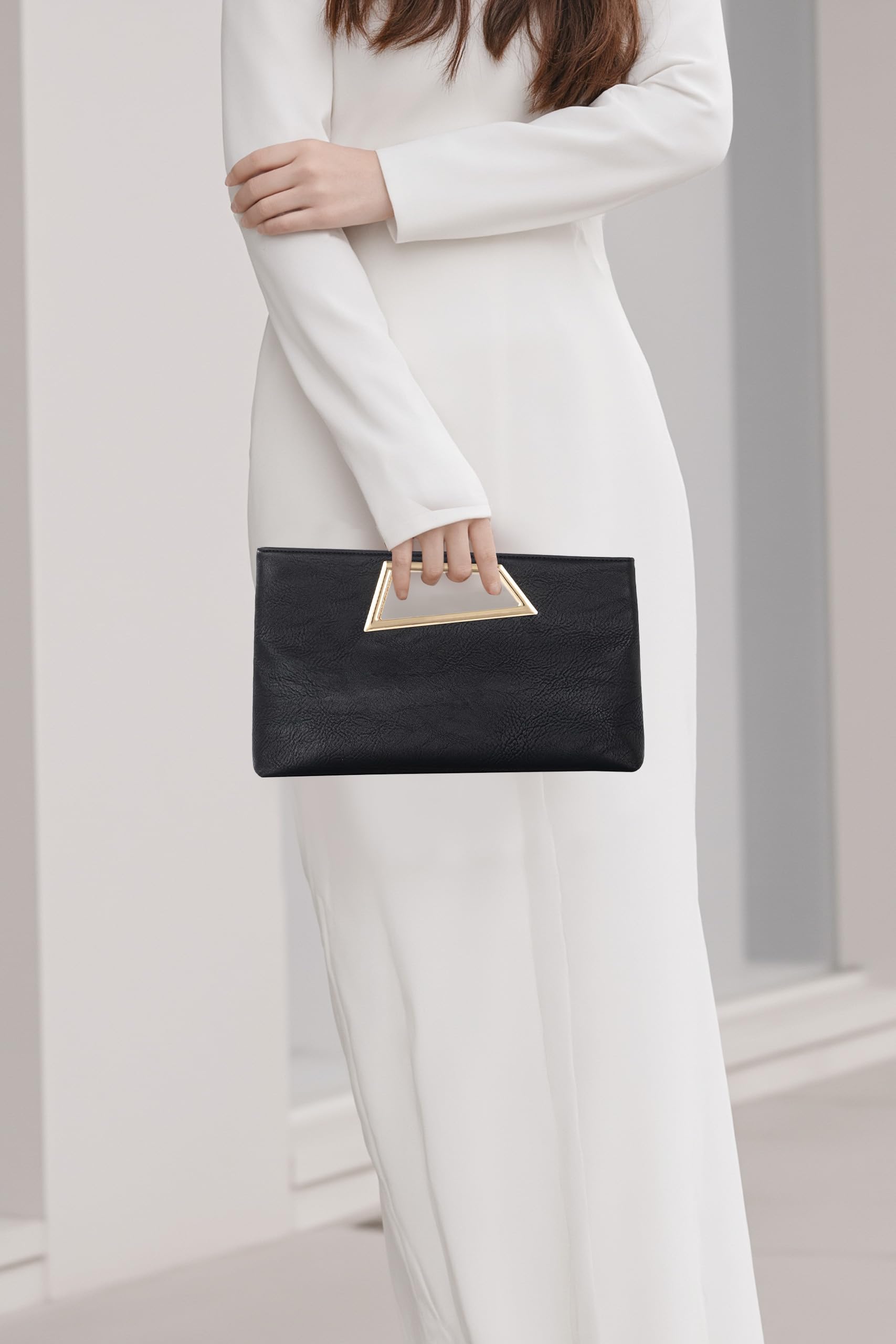 Coucoland Women's Glitter PU Leather Clutch Purse - Elegant Evening Bag for Wedding, Party & Daily Use | Perfect for Date Nights, Cocktail Events & Special Occasions