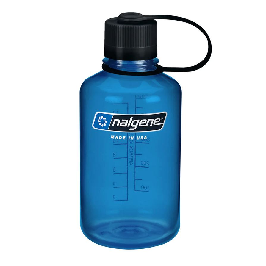 Nalgene 16oz Narrow Mouth Sustain Water Bottle - BPA-Free, Leak-Proof & Durable for Hiking, Camping & Outdoor Adventures
