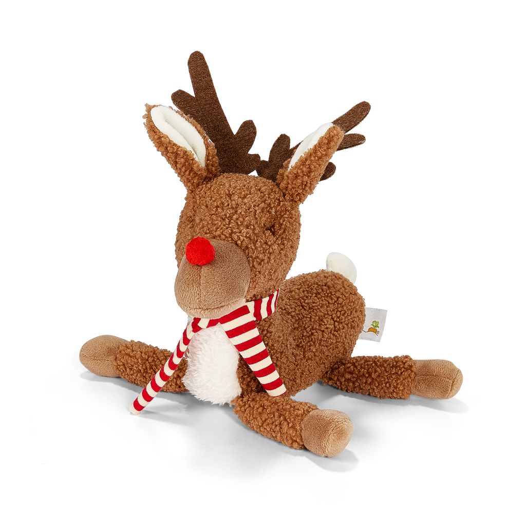 Rudie the Reindeer - Festive Christmas Plush Toy for Kids & Holiday Decor | Perfect for Gifts, Stocking Stuffers & Seasonal Home Decorations