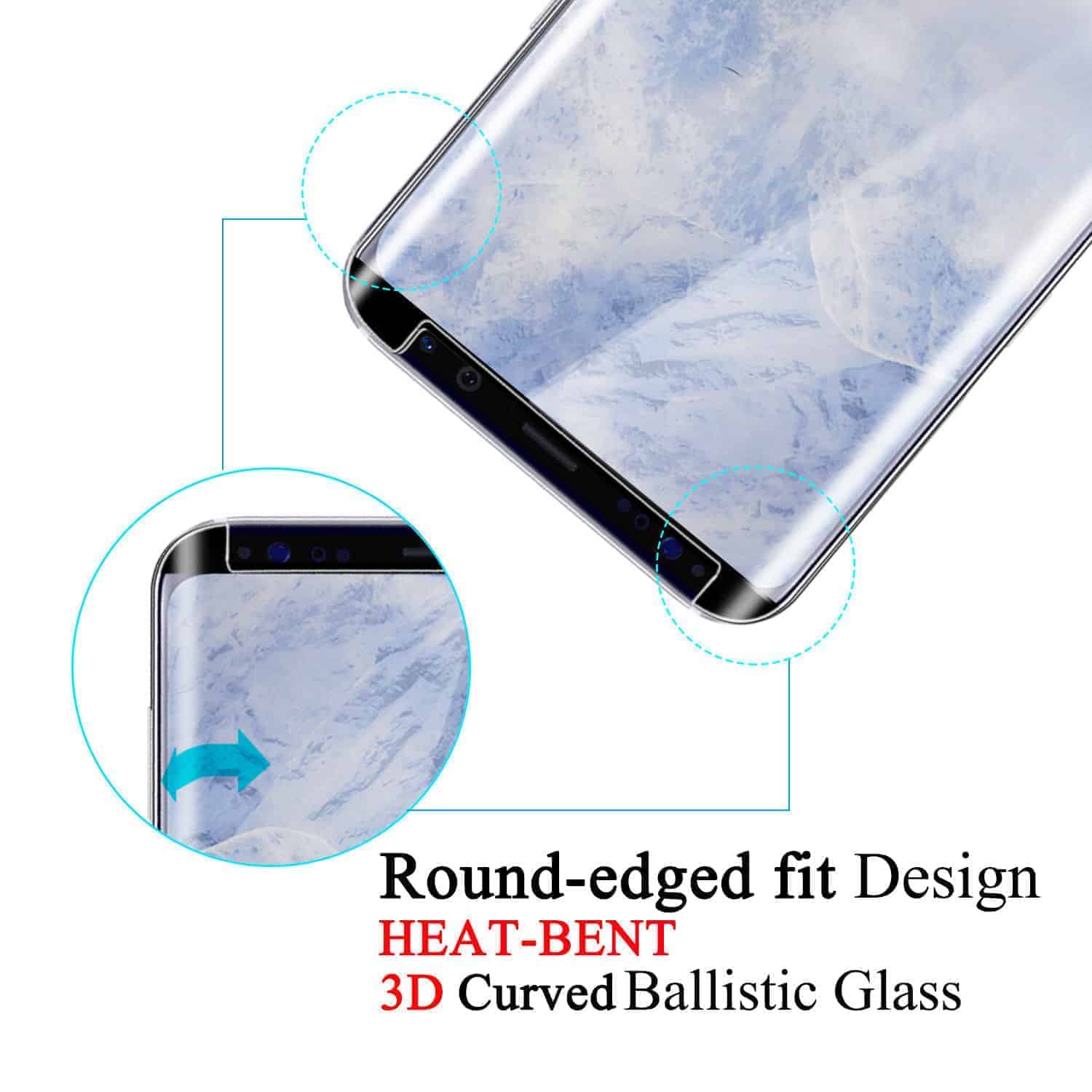 3 Pack Samsung Galaxy S9 Plus Screen Protector - HD Clear, Anti-Scratch, Bubble-Free Tempered Glass for S9+ (2018 Model) | Perfect for Daily Protection, Gaming & Work Use