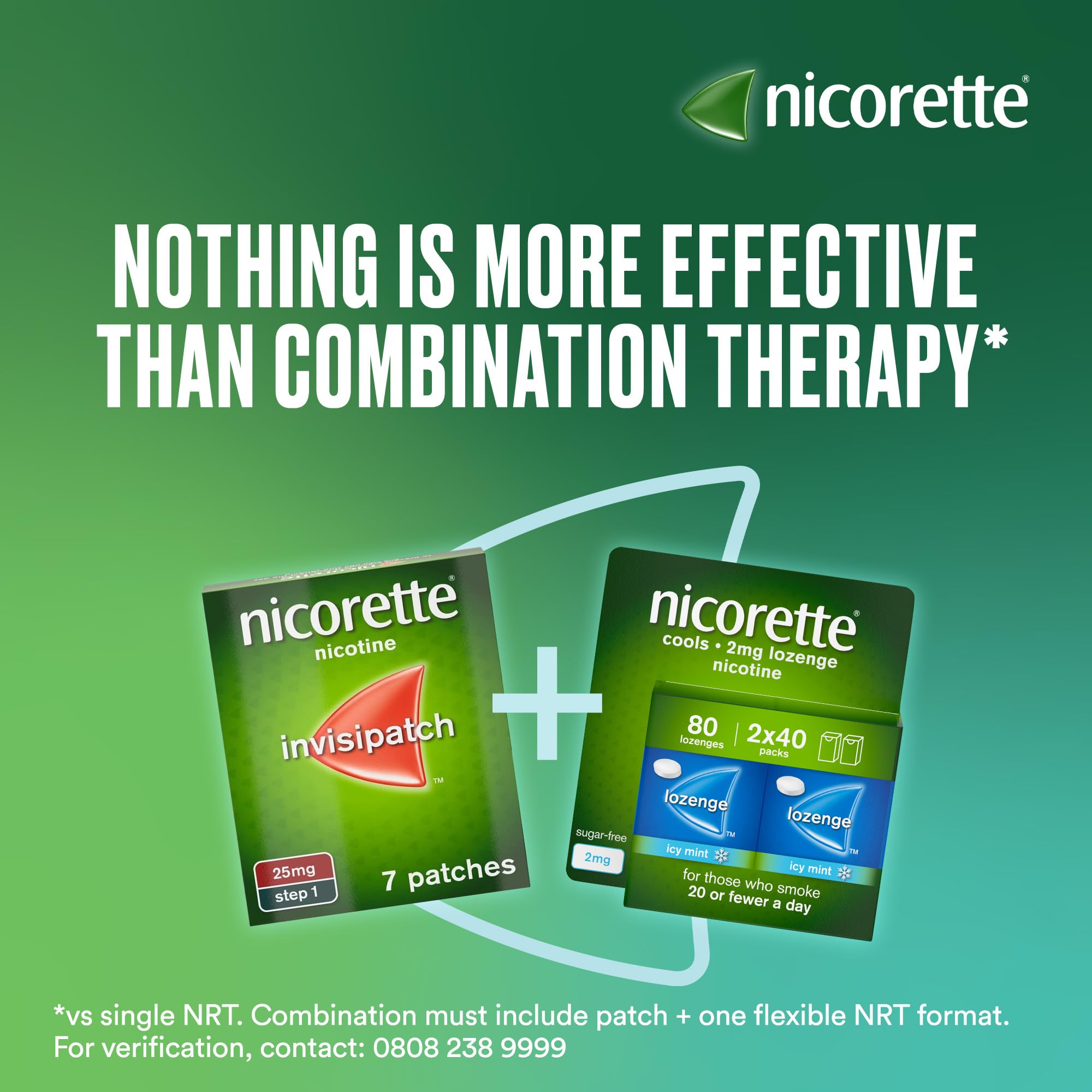 Nicorette InvisiPatch 10mg Step 3 Nicotine Patches (7 Count) - Smoking Cessation Aid for All-Day Craving Relief, Discreet & Convenient Quit Smoking Solution - Perfect for Work, Travel, and Daily Activities