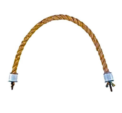 Natural Sisal Perch for Birds 74x2.5 Inches - Durable Bird Cage Accessory for Parrots, Cockatiels & Small Pets - Perfect for Climbing, Playing & Nail Trimming