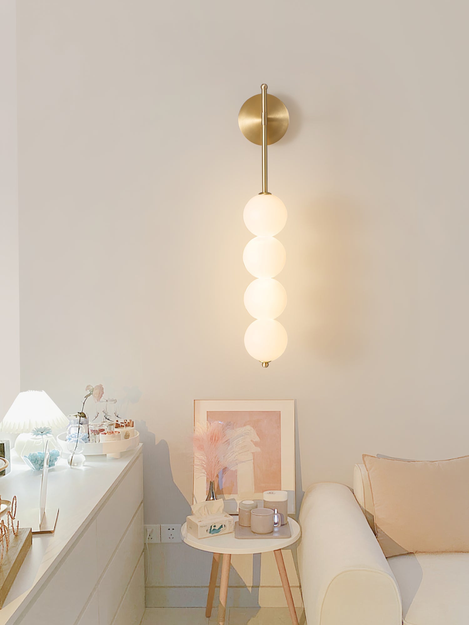 Candied Haws Wall Lamp - Decorative Chinese Hawthorn Candy Light for Bedroom, Living Room, and Nursery Decor