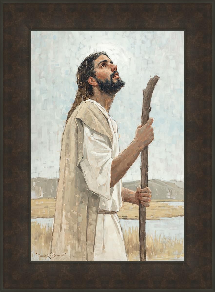 Our Shepherd By Dan Wilson - Handcrafted Home Decor for Christian Families - Perfect for Living Room, Bedroom & Gift Giving