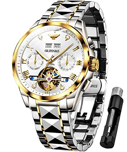 White Dial & Two Tone Band