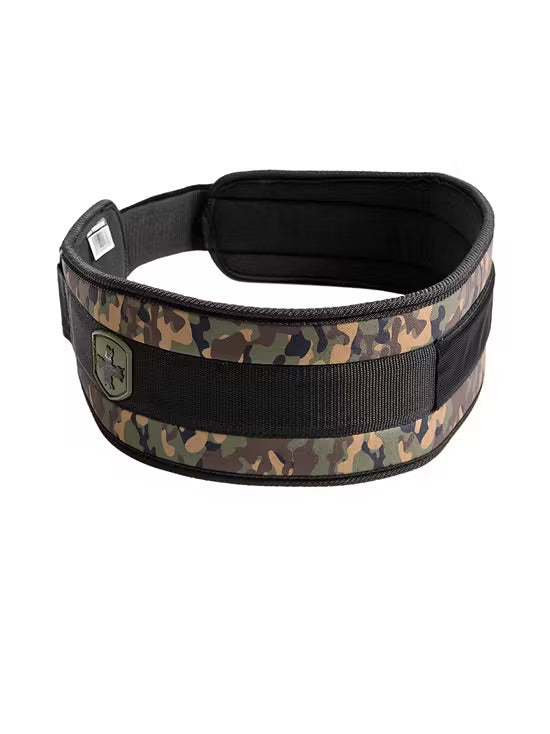 Harbinger Unisex 4.5-Inch Foam Core Weightlifting Belt - Woodland Camo for CrossFit, Powerlifting & Gym Training