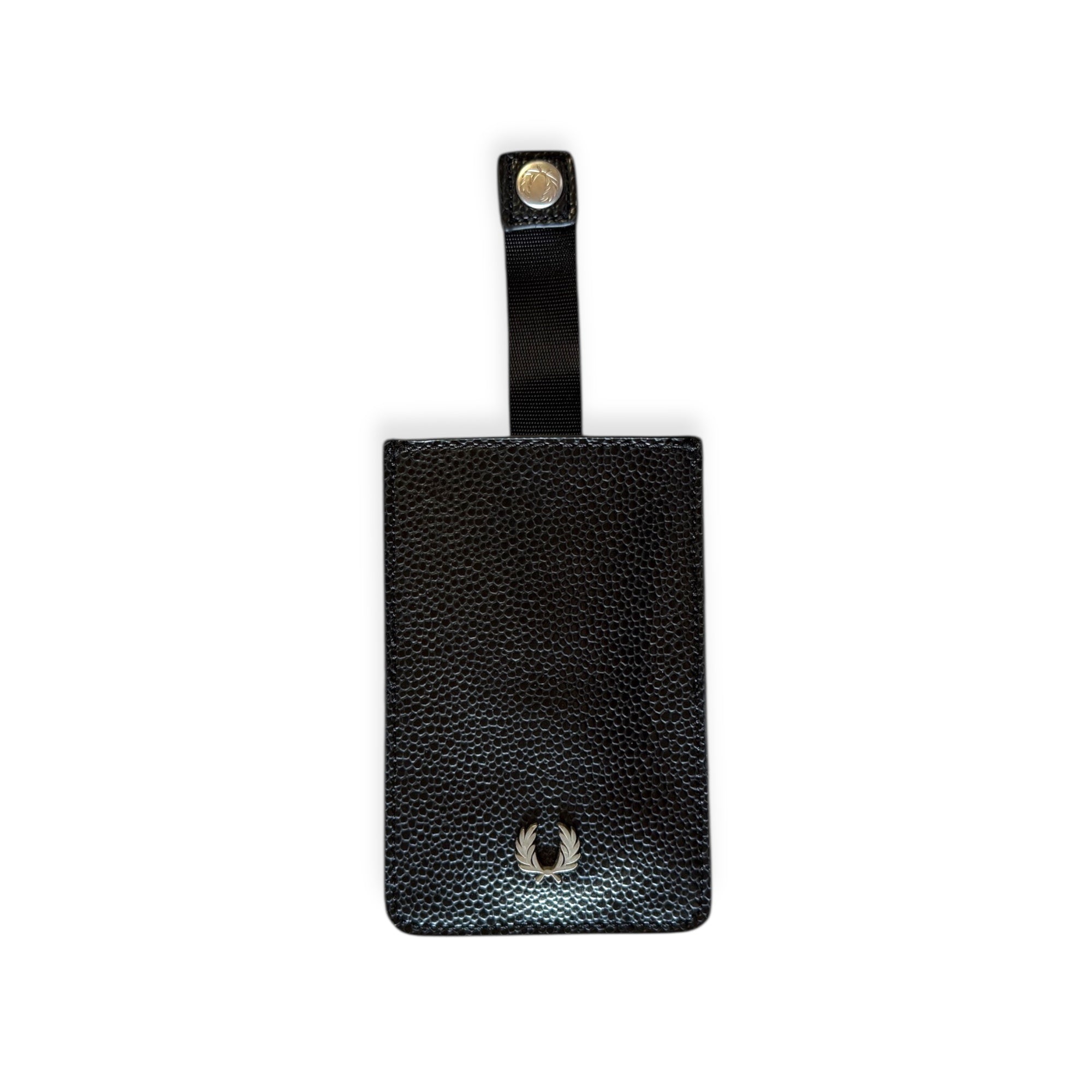 Fred Perry Genuine Leather Card Holder - Slim RFID Blocking Wallet for Men & Women | Perfect for Travel, Business & Everyday Use