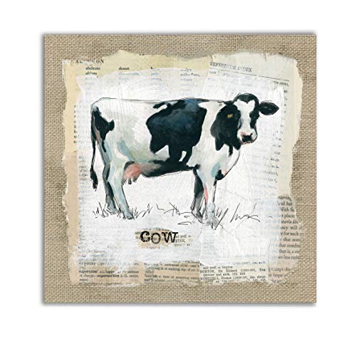 Burlap Cow