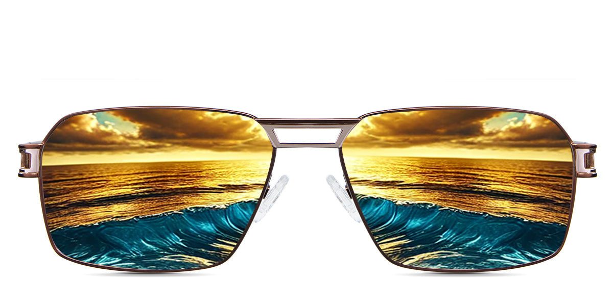 Twan Men's Polarized Prescription Sunglasses - UV Protection, Anti-Glare for Driving, Fishing & Outdoor Activities