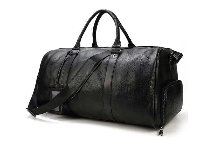 Premium Men's & Women's Leather Weekender Bag - Durable Duffel Luggage for Travel, Gym & Weekend Getaways