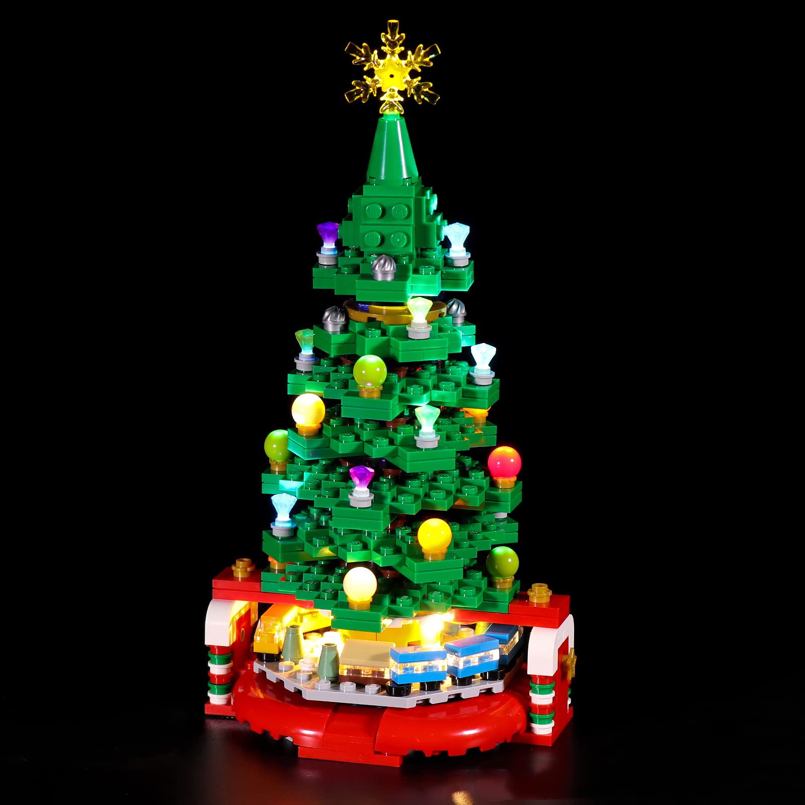 LMTIC LED Lighting Kit for Lego Christmas Tree 40338 - Compatible with Lego Holiday Building Set (Lego NOT Included) - Perfect for Christmas Decorations, Holiday Displays & Lego Enthusiast Gifts