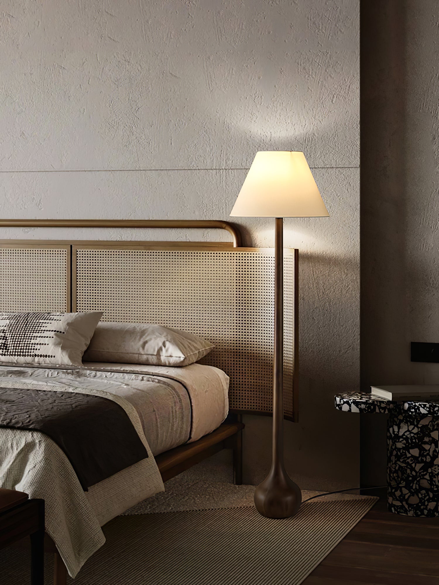 Final Strike Floor Lamp - Modern LED Standing Light for Living Room, Bedroom & Office - Adjustable Brightness & Color Temperature