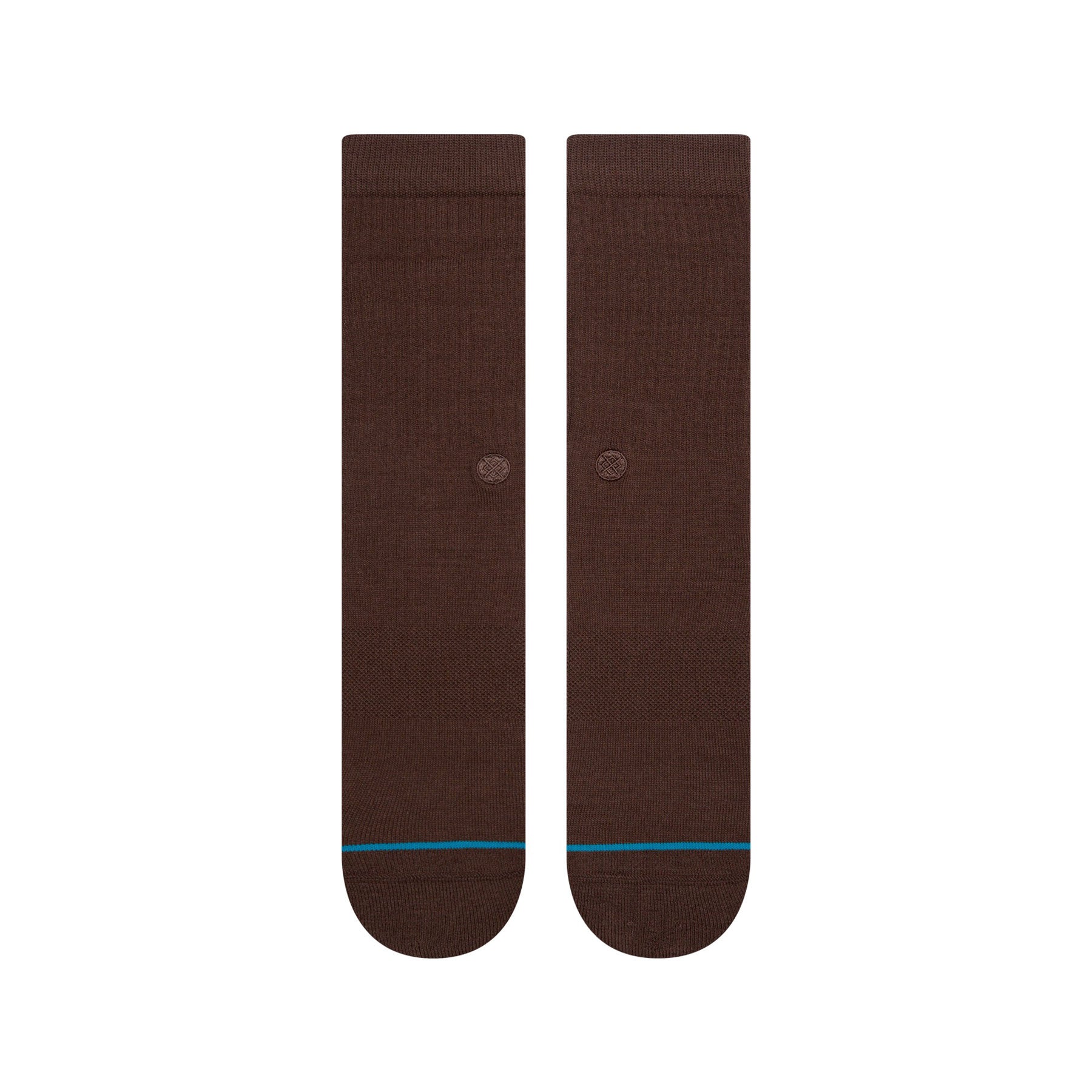 Premium Brown Adult Crew Socks - Comfortable Cotton Casual Socks for Men & Women - Perfect for Work, Sports & Everyday Wear