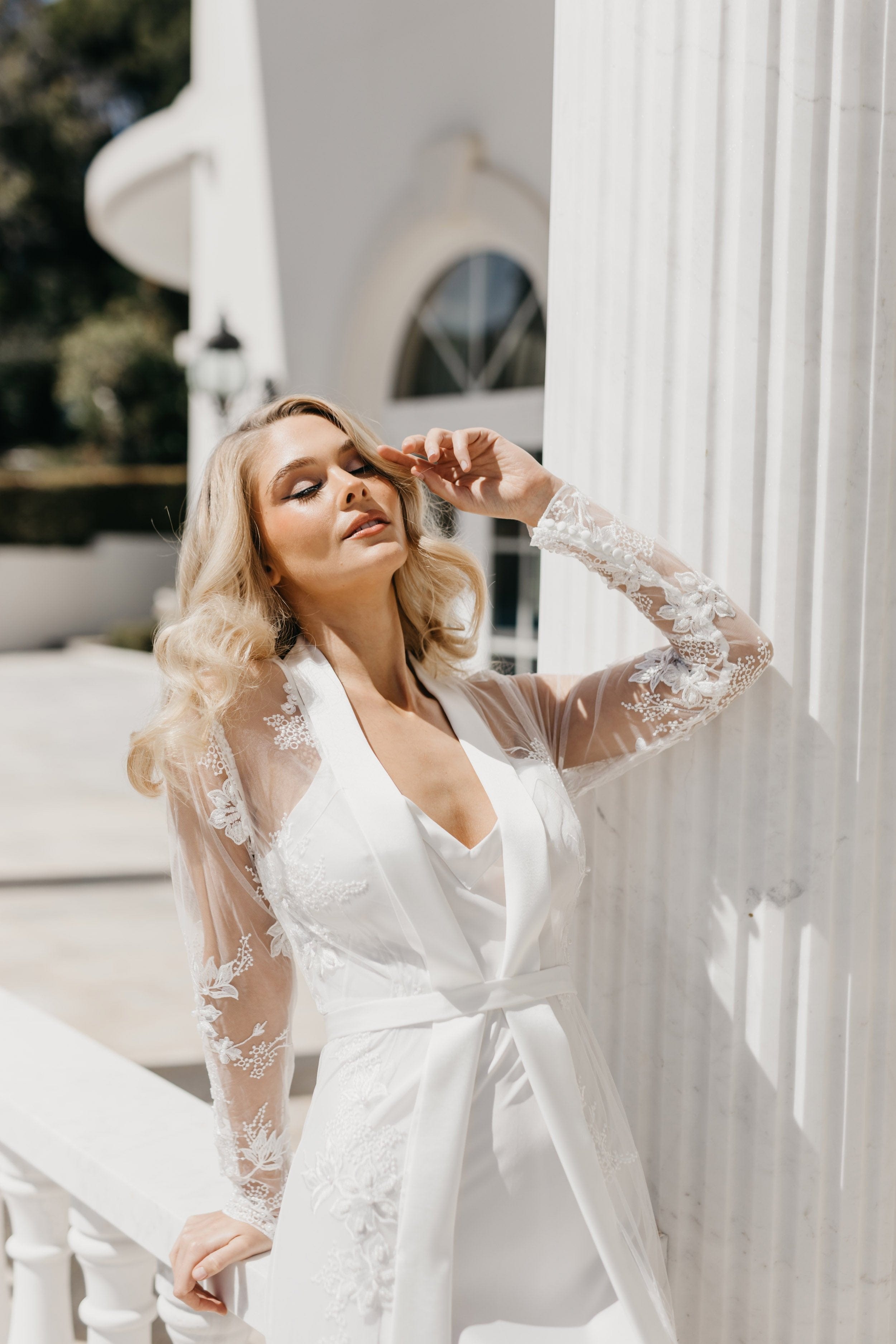 Monique Pearl Beaded Maxi Dress with Slip - Elegant Long Formal Gown for Women - Perfect for Weddings, Galas, and Special Occasions