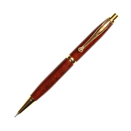 Lanier Pens Comfort Pencil - 24K Gold Plated Luxury Writing Instrument with Premium Bloodwood Barrel - Perfect for Business Gifts, Executive Office Use & Signature Writing