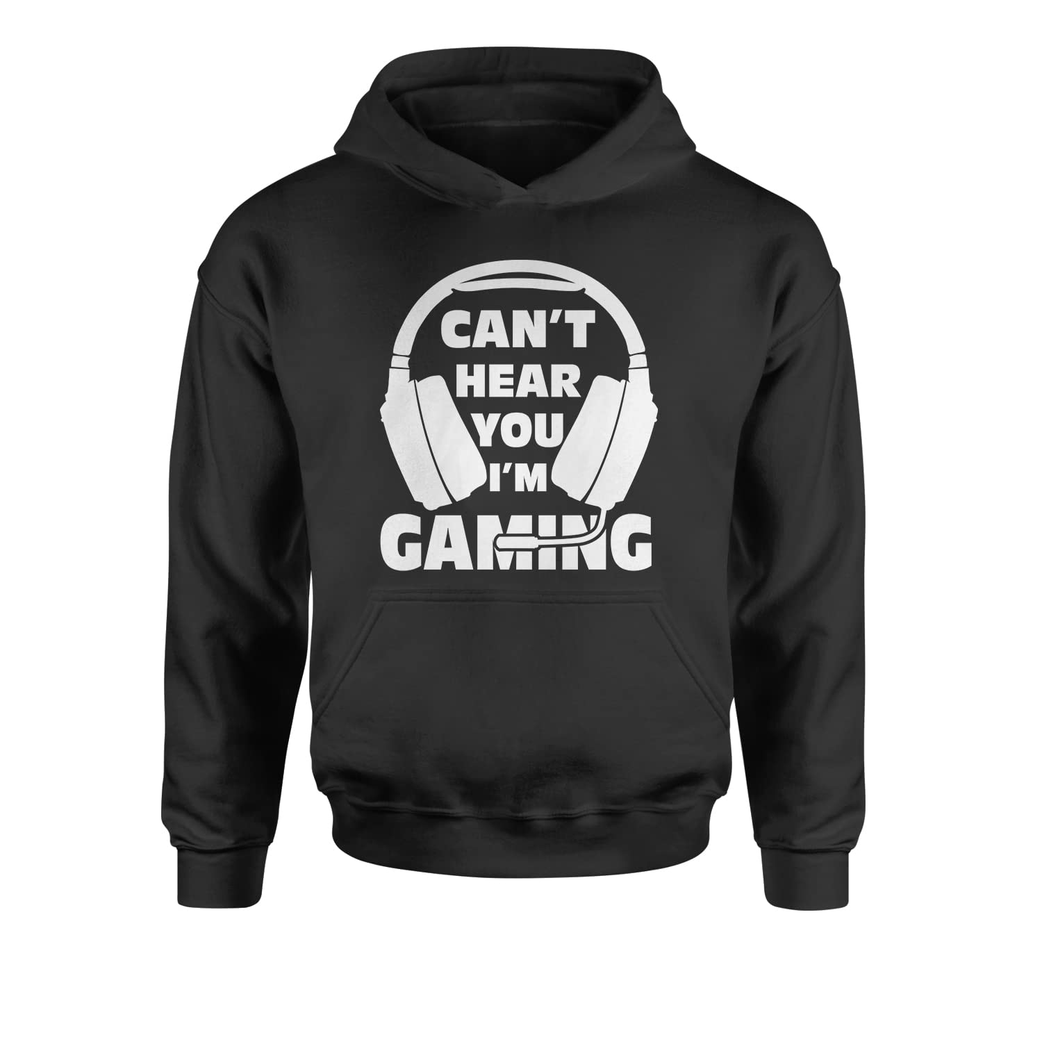 Can't Hear You I'm Gaming Youth Hoodie - Funny Gaming Sweatshirt for Kids & Teens - Perfect for Gaming Nights & Casual Wear