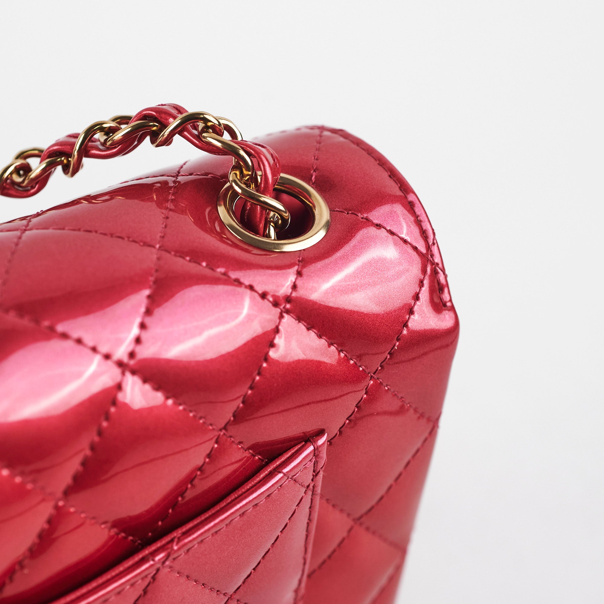 Chanel Patent Leather Mini Rectangular Flap Bag in Pink - Luxury Crossbody Purse for Women, Perfect for Parties & Date Nights