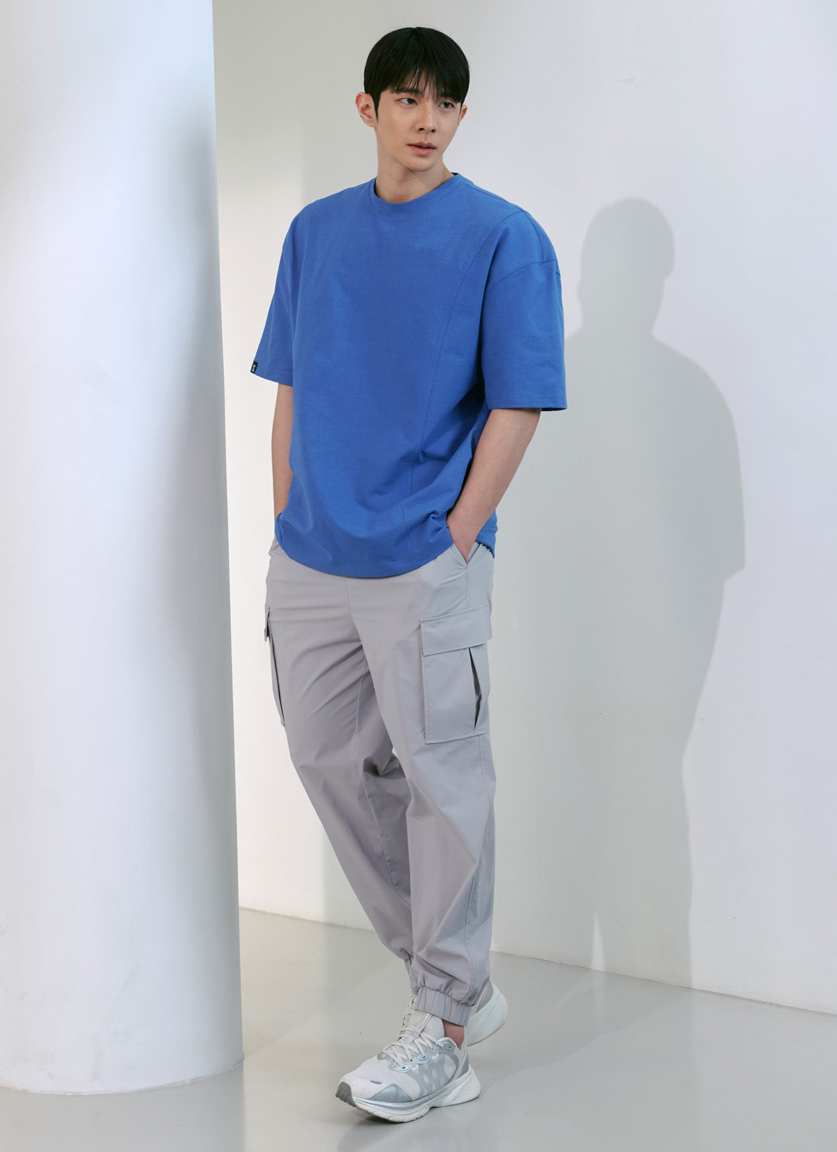 Elastic Loose Fit Cargo Jogger Pants for Men - Comfortable Stretch Workout & Casual Pants with Multiple Pockets | Perfect for Gym, Running, Hiking and Everyday Wear