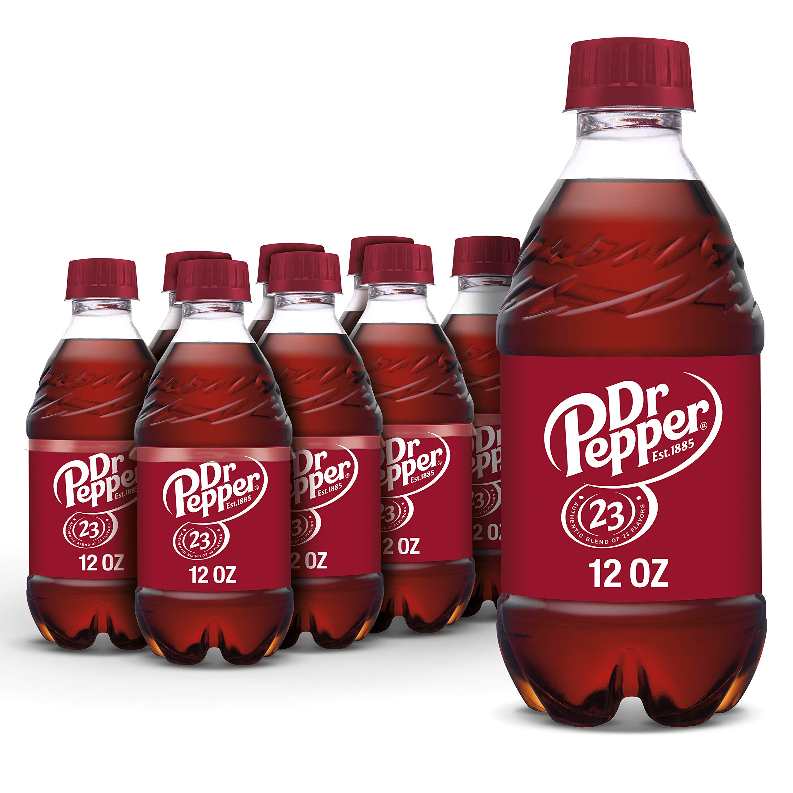 Dr Pepper Mini Bottles 12oz 8-Pack - Perfect for Parties, Picnics & Office Snacks | Refreshing Soda Beverage