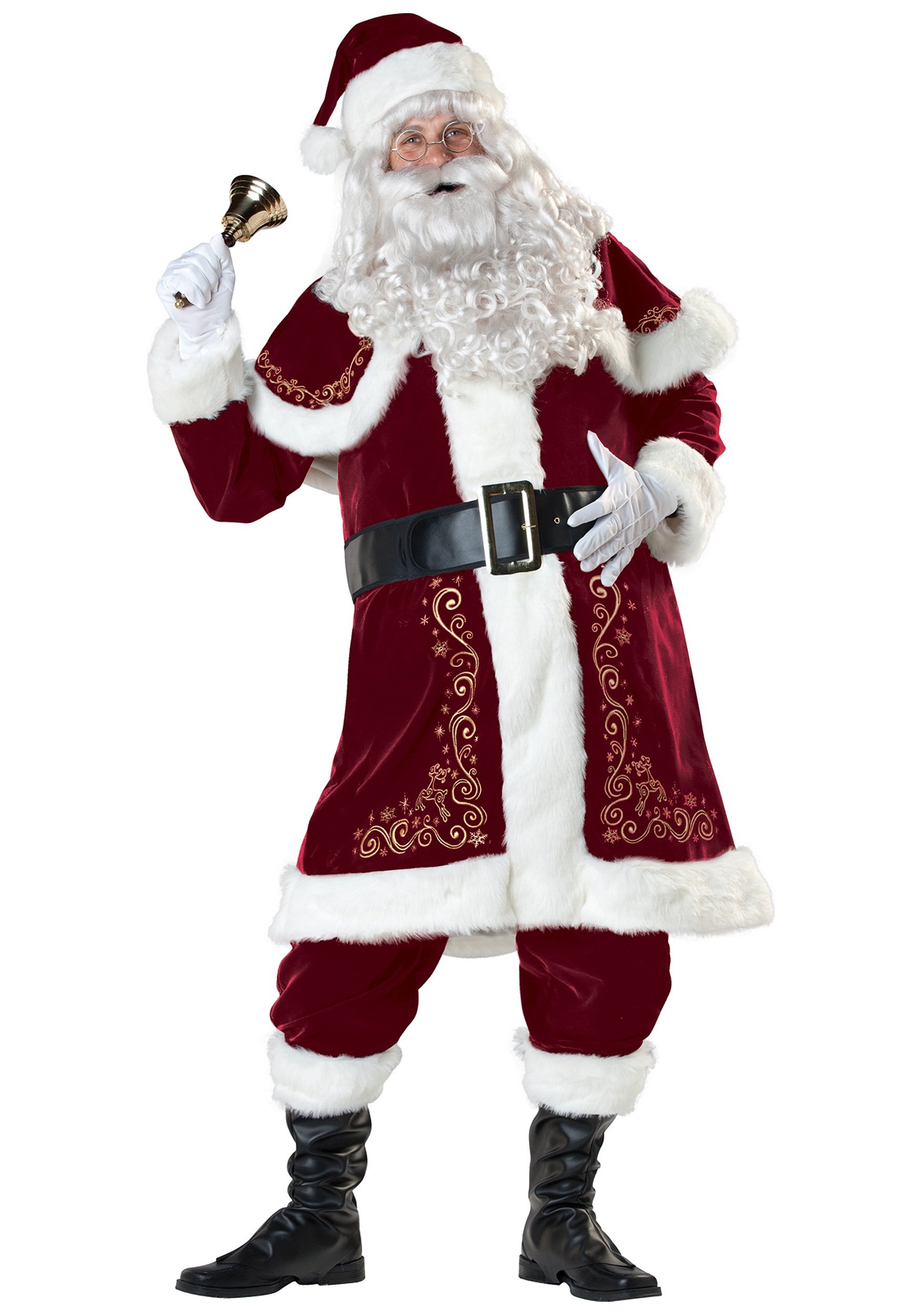Jolly Ole St. Nick Adult Christmas Costume - X-Large Size for Holiday Parties & Festive Events