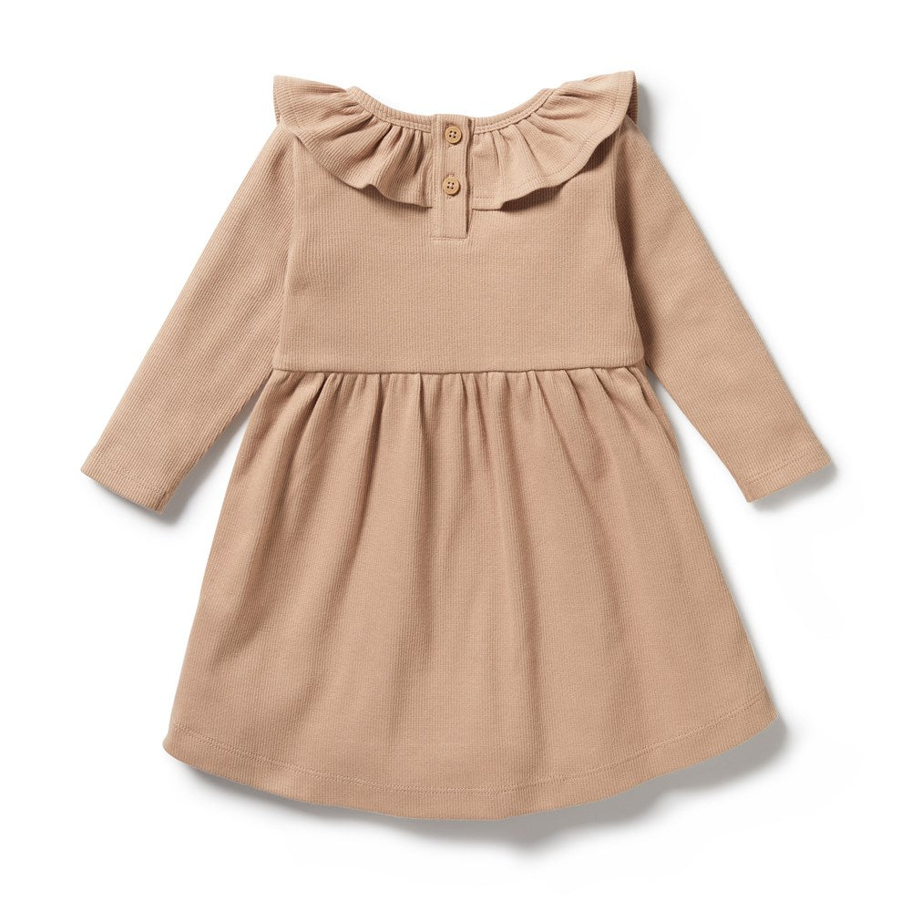 Fawn Organic Cotton Ruffle Dress for Women - Boho Chic Summer Dress for Casual Wear, Beach Outings, and Special Occasions
