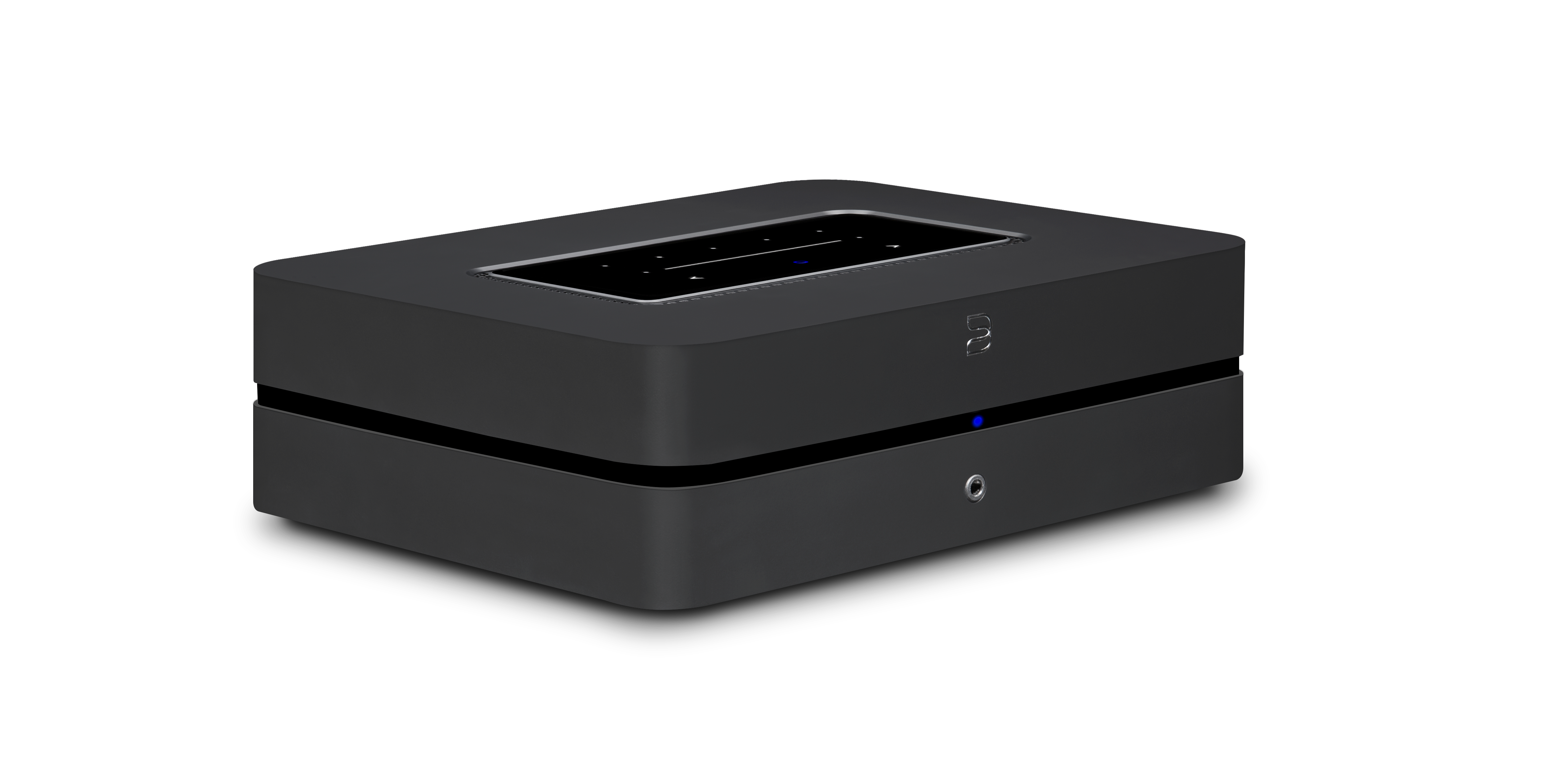 Bluesound Powernode Wireless Hi-Fi Music Streaming Amplifier - Black | High-Quality Audio for Home Theater & Multi-Room Systems