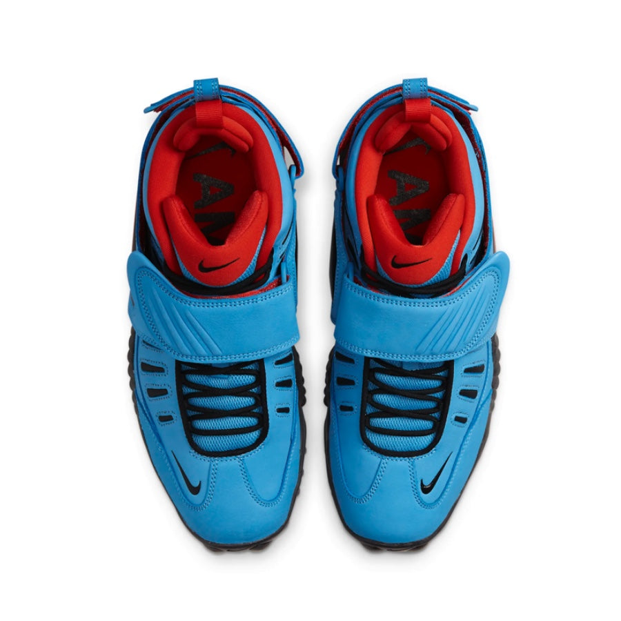 Nike Air Adjust Force Ambush Basketball Shoes - University Blue & Habanero Red - High-Performance Sneakers for Men, Streetwear & Court Play