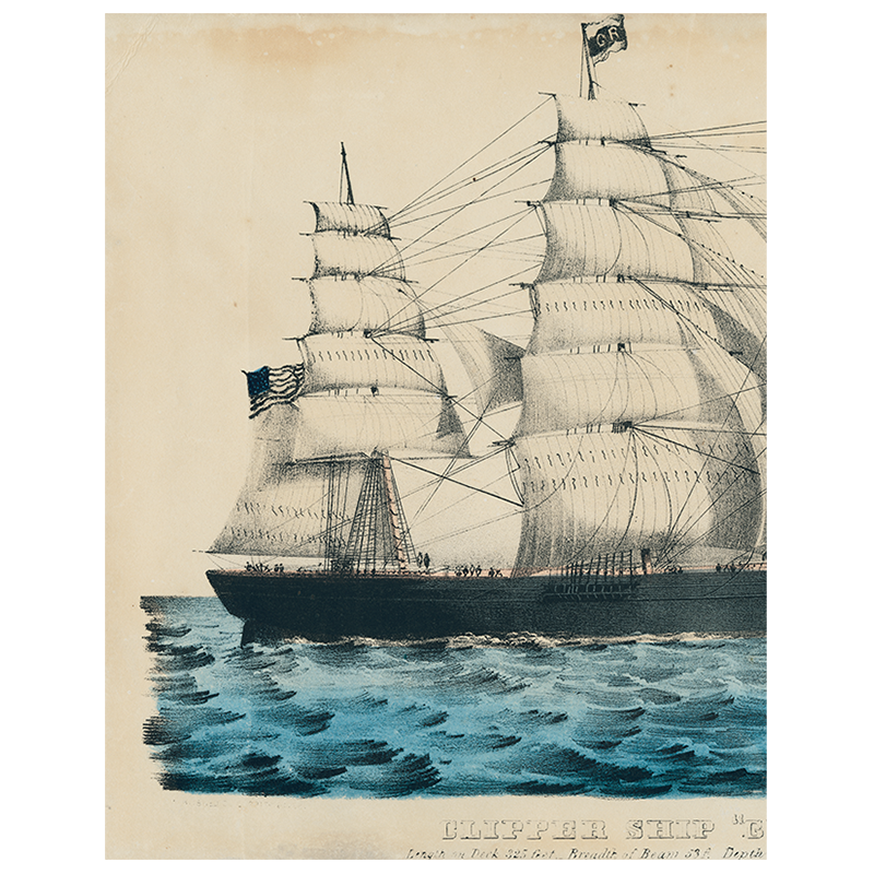 Vintage Clipper Ship Model - Handcrafted Wooden Sailing Boat Decor for Home & Office Display | Perfect for Nautical Theme Rooms, Collector's Shelves, and Maritime Gifts