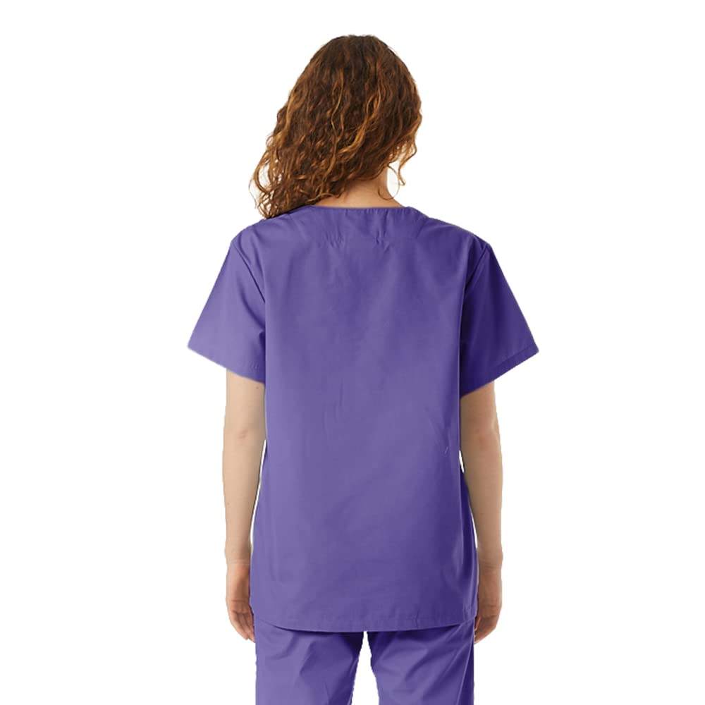 Unisex V-Neck Scrub Top for Doctors & Nurses - Comfortable Medical Workwear for Hospital, Lab & Yoga | Ideal for Healthcare Professionals & Clinical Settings