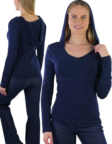 Long Sleeve Hoodie - Navy