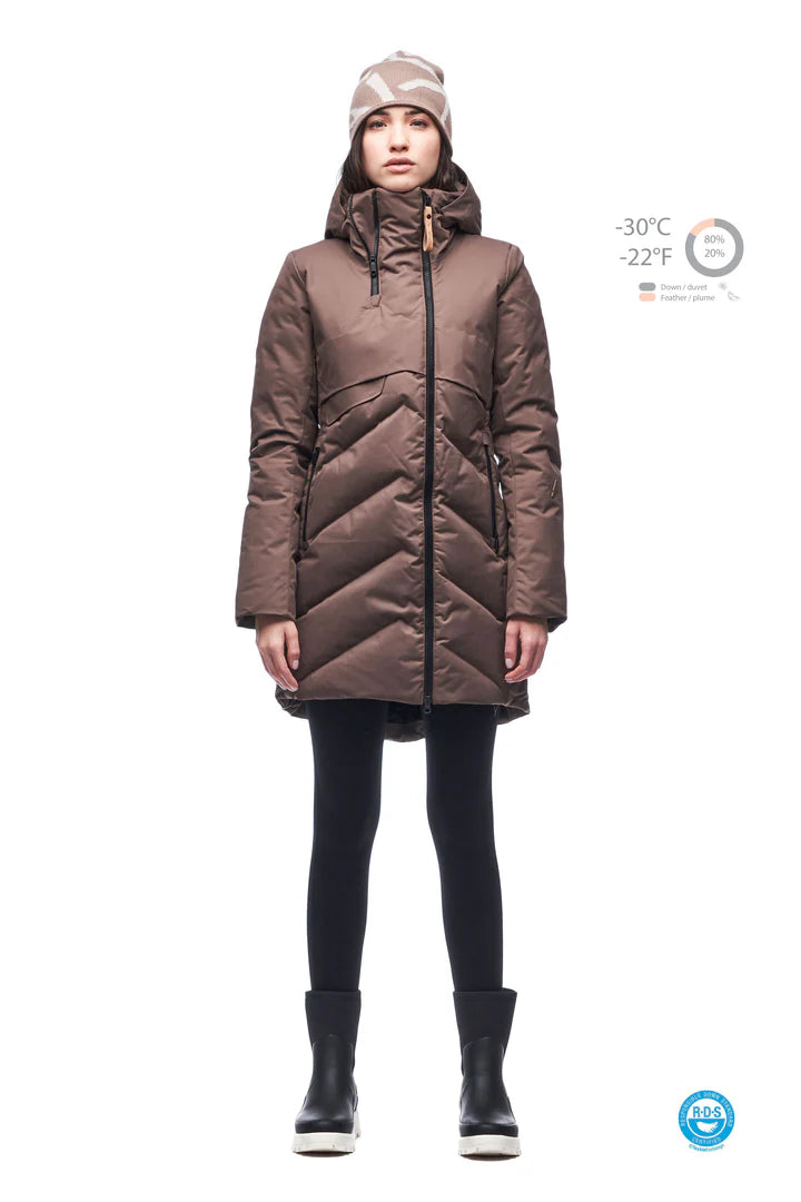 AYABA III Women's Winter Coat - Stylish & Warm Outerwear for Cold Weather | INDJ0011 | Perfect for Work, Travel & Everyday Wear