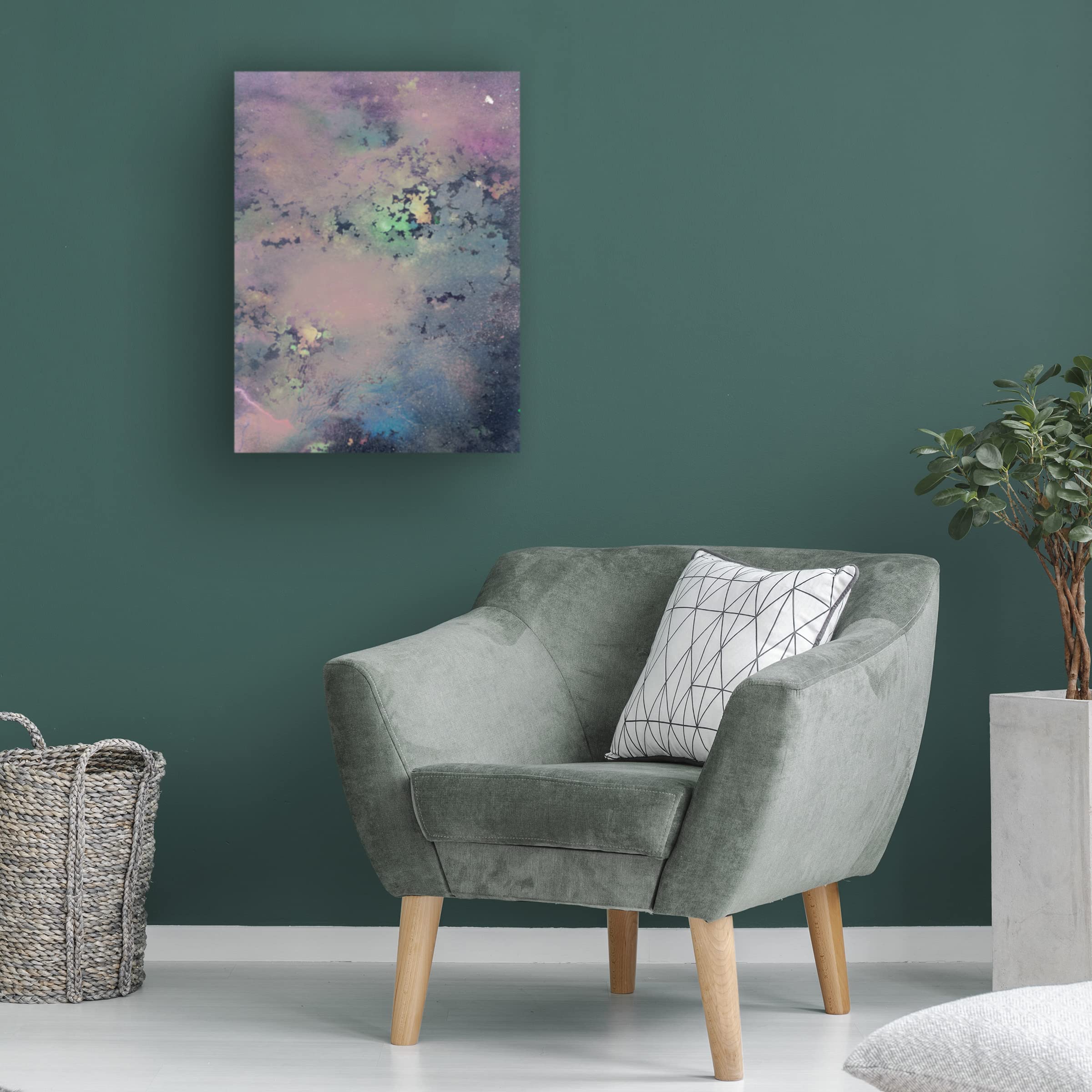 Trademark Fine Art 'Cosmic Unicorn I' Canvas Wall Art by Pam Ilosky - Fantasy Home Decor for Living Room, Bedroom & Nursery