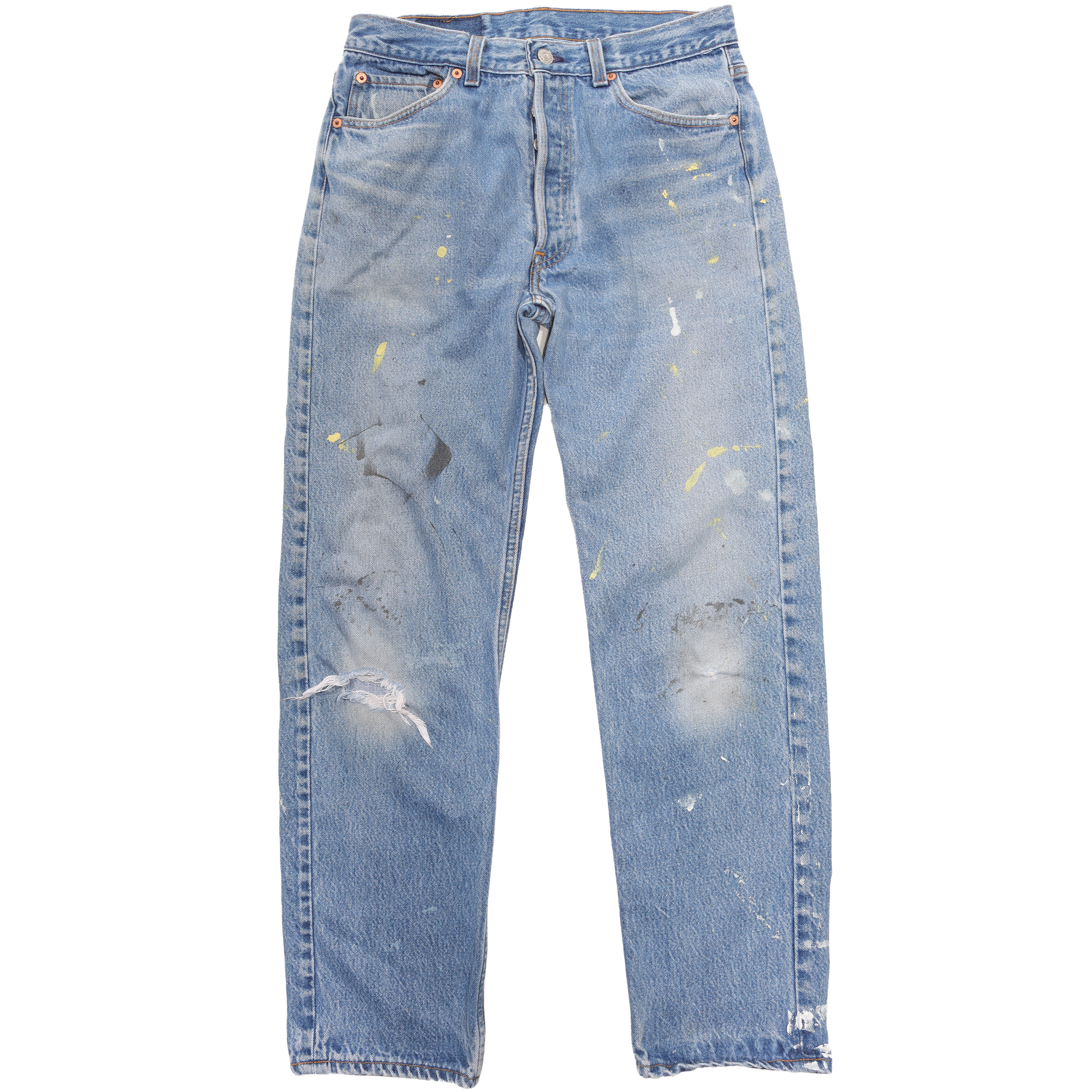 Vintage 1990s Levi's 501 Original Fit Painter Jeans - Classic Denim Pants for Men, Retro Workwear & Casual Style