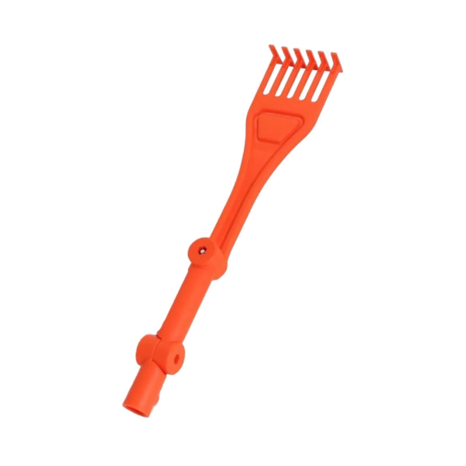 Mini Rake Garden Leaf Remover - Lightweight Roof & Gutter Cleaning Tool for Hard-to-Reach Areas | Perfect for Yard Maintenance, Roof Debris Removal & Outdoor Cleaning Tasks