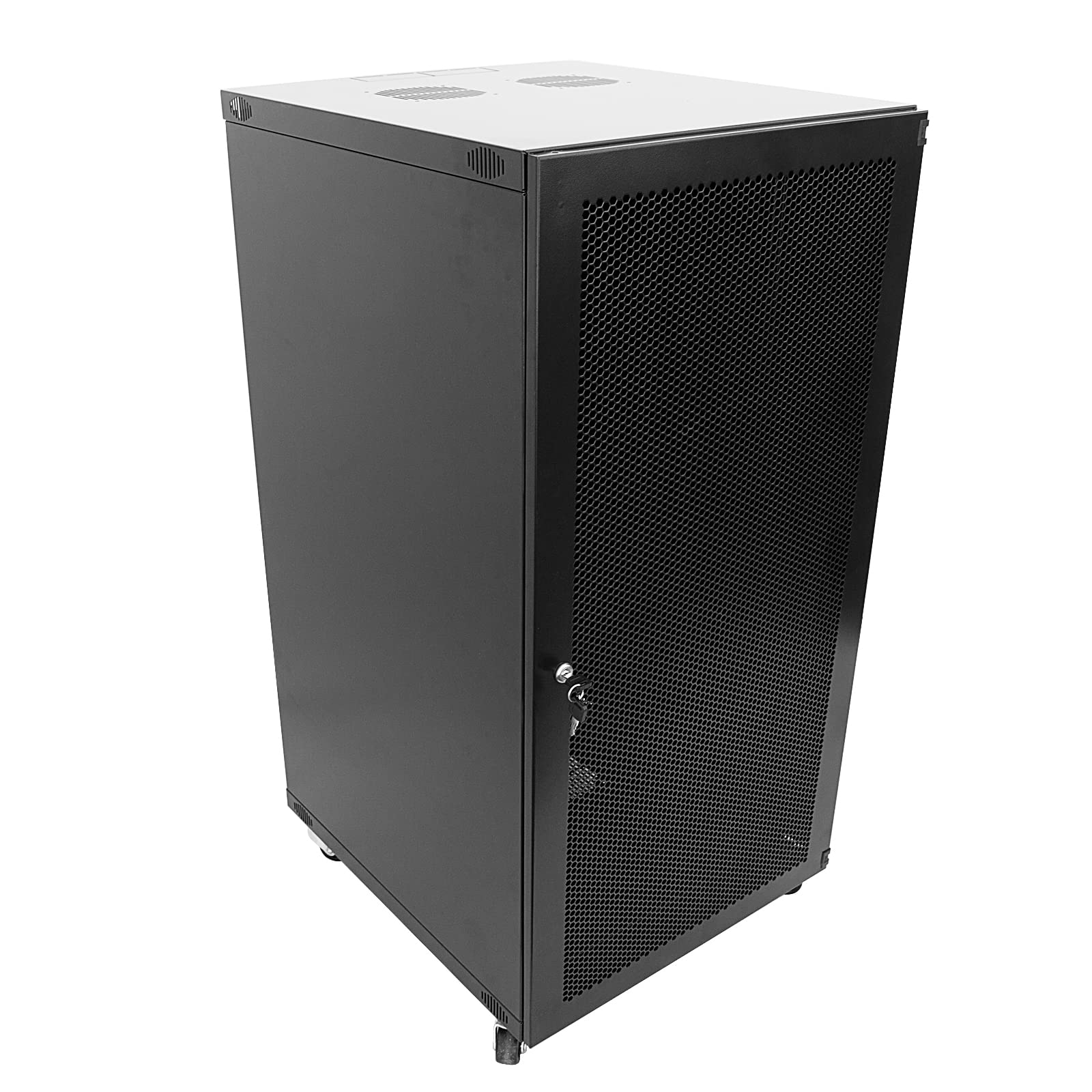 22U Wall Mount Network Server Cabinet - 600mm Deep Rack Enclosure with Ventilated Locking Door | Ideal for Data Centers, IT Rooms & Home Office Network Setup
