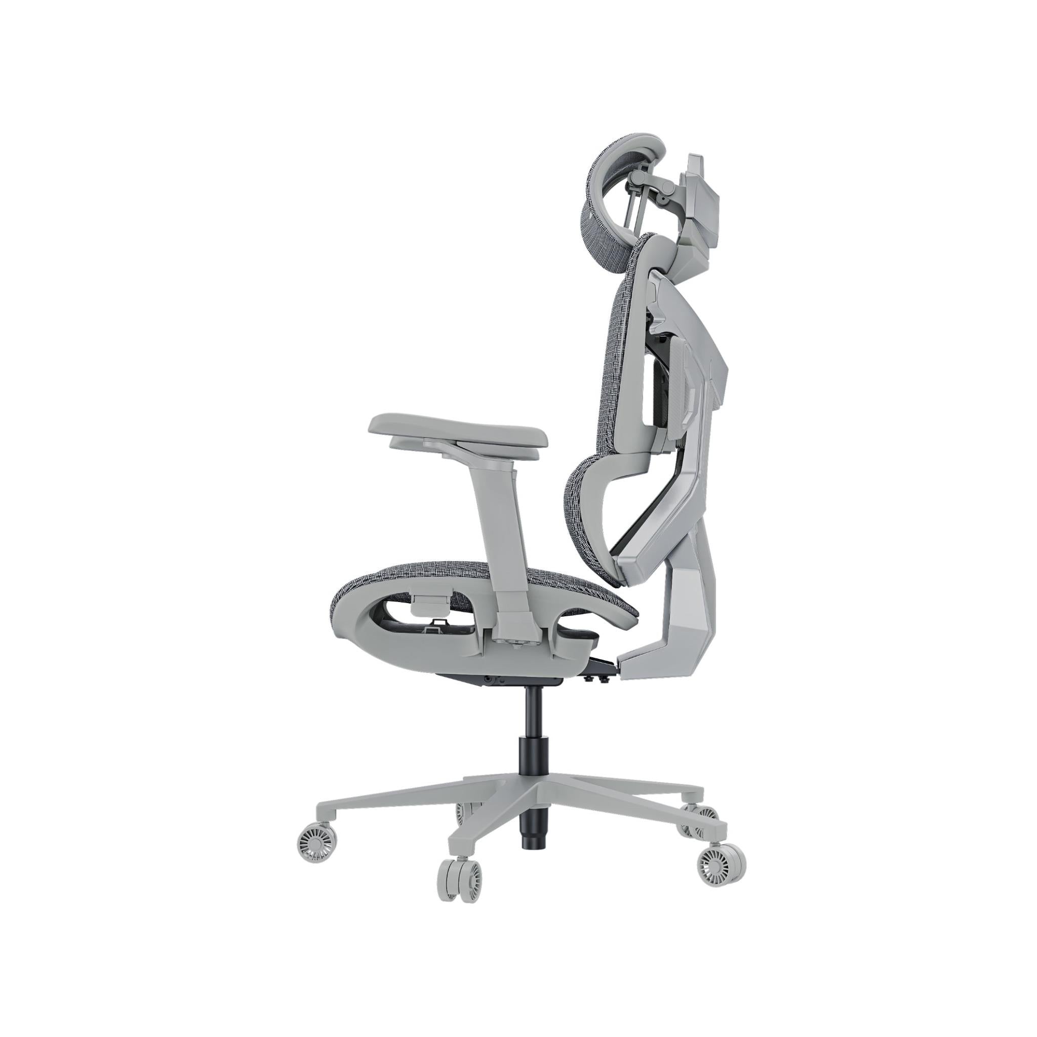 Anda Seat X Air Pro Ergonomic Gaming Chair with Breathable Mesh Back - Ash Grey - Perfect for PC Gaming, Office Work, and Long Hours of Comfortable Sitting