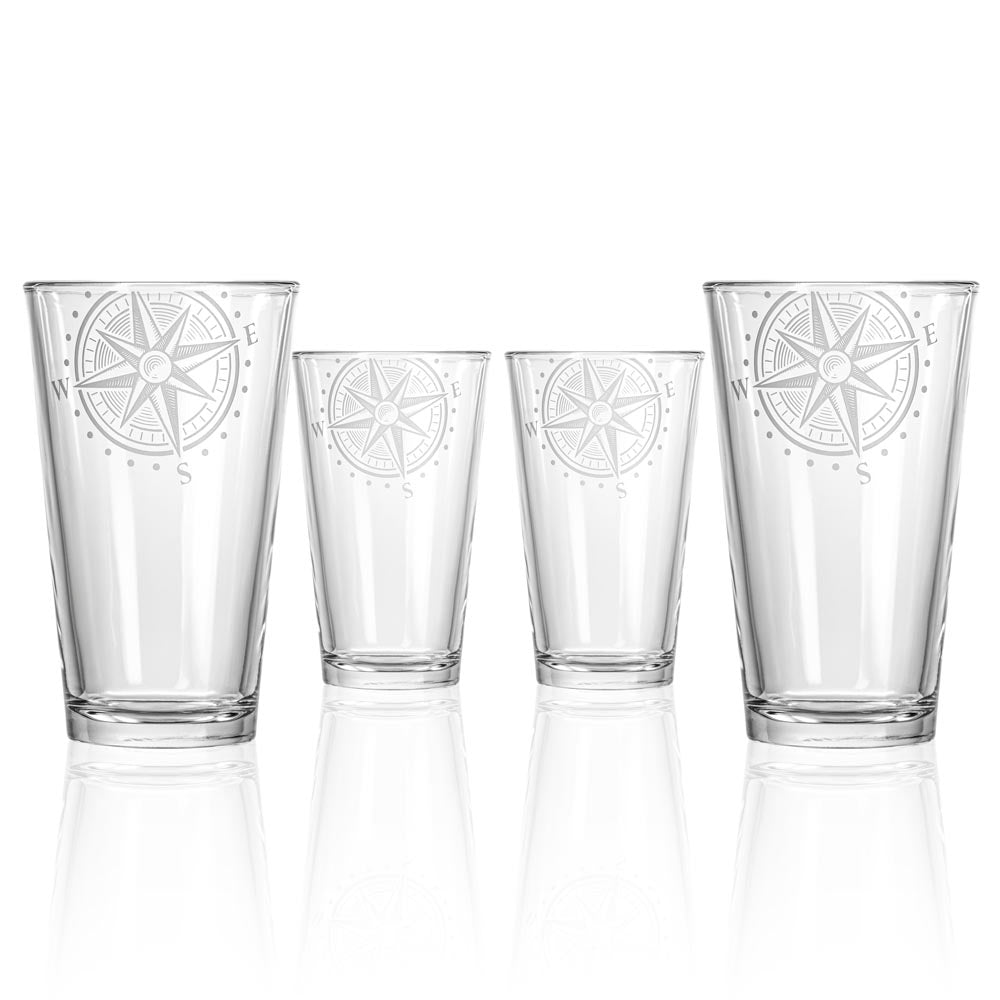 16oz Beer Pint Glasses Set of 12 - Heavy Duty Barware for Home, Pub & Restaurant Use - Durable Drinking Cups for Beer, Cocktails & Beverages