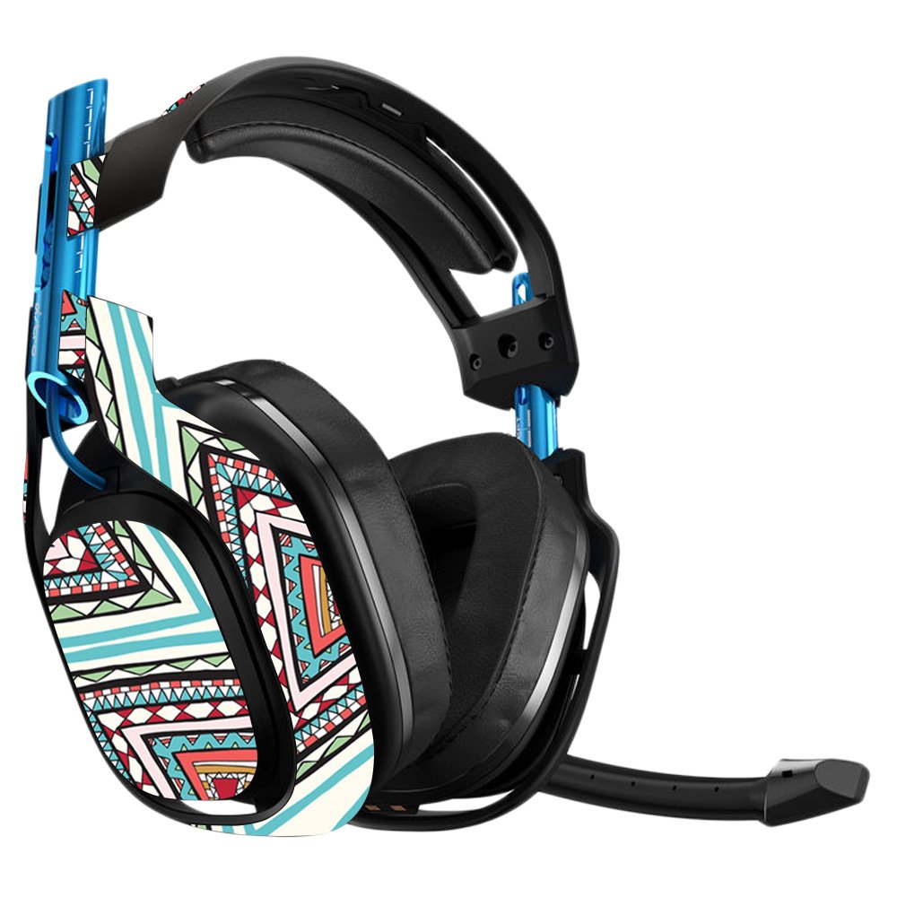 MightySkins Vinyl Decal Wrap Cover for Astro A50 3rd Gen Gaming Headset - Aztec Pyramids Design | Protective, Durable & Customizable Skin | Easy to Apply & Remove | Made in USA | Perfect for Gaming, Streaming & Personalization