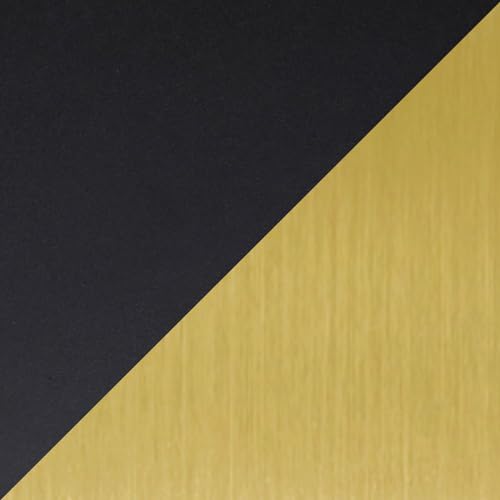 Black With Gold